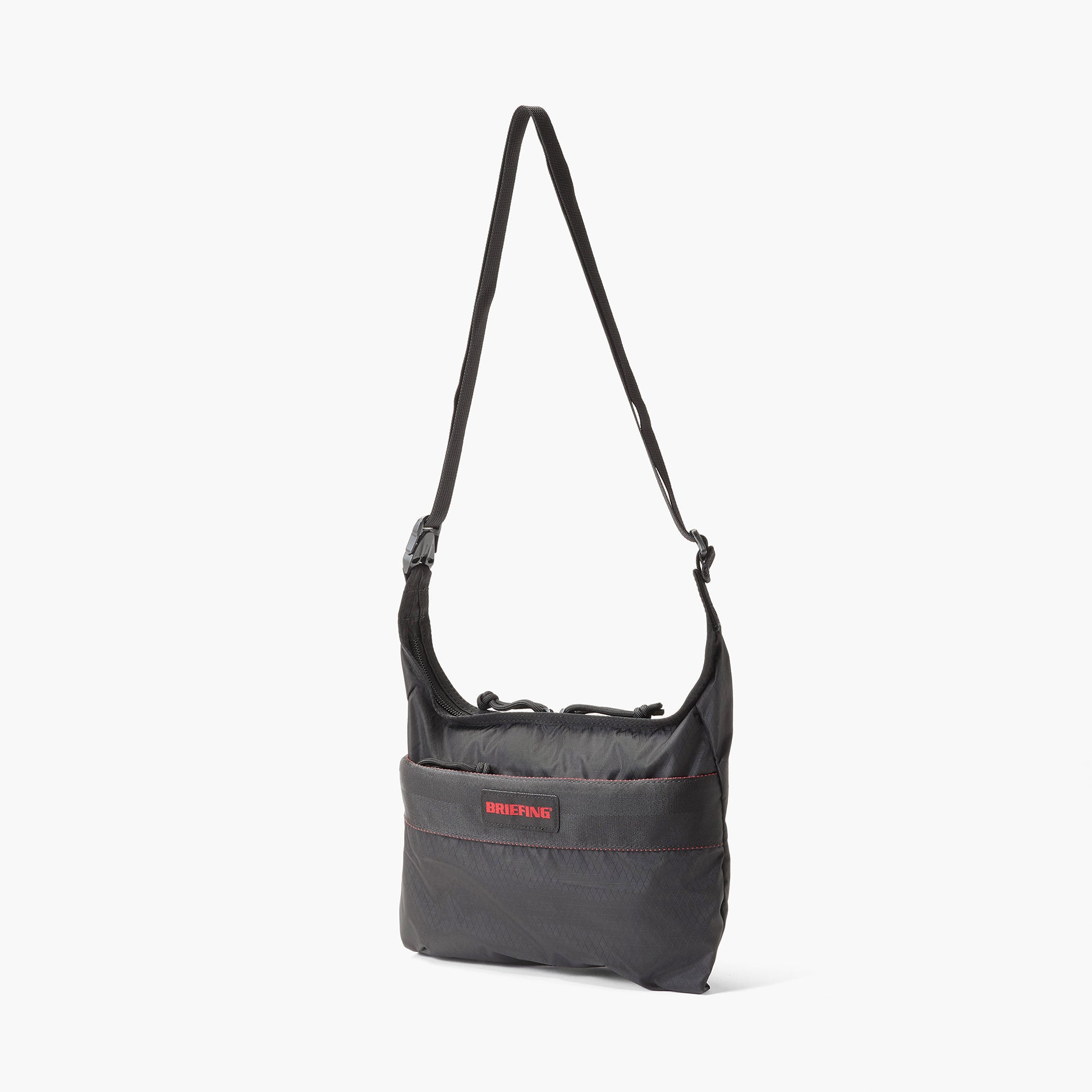 BRIEFING（ブリーフィング）LIGHT SACOCHE RC BLACK LIGHT SACOCHE RC Lightweight Ripstop Sacoche Bag - BRIEFING