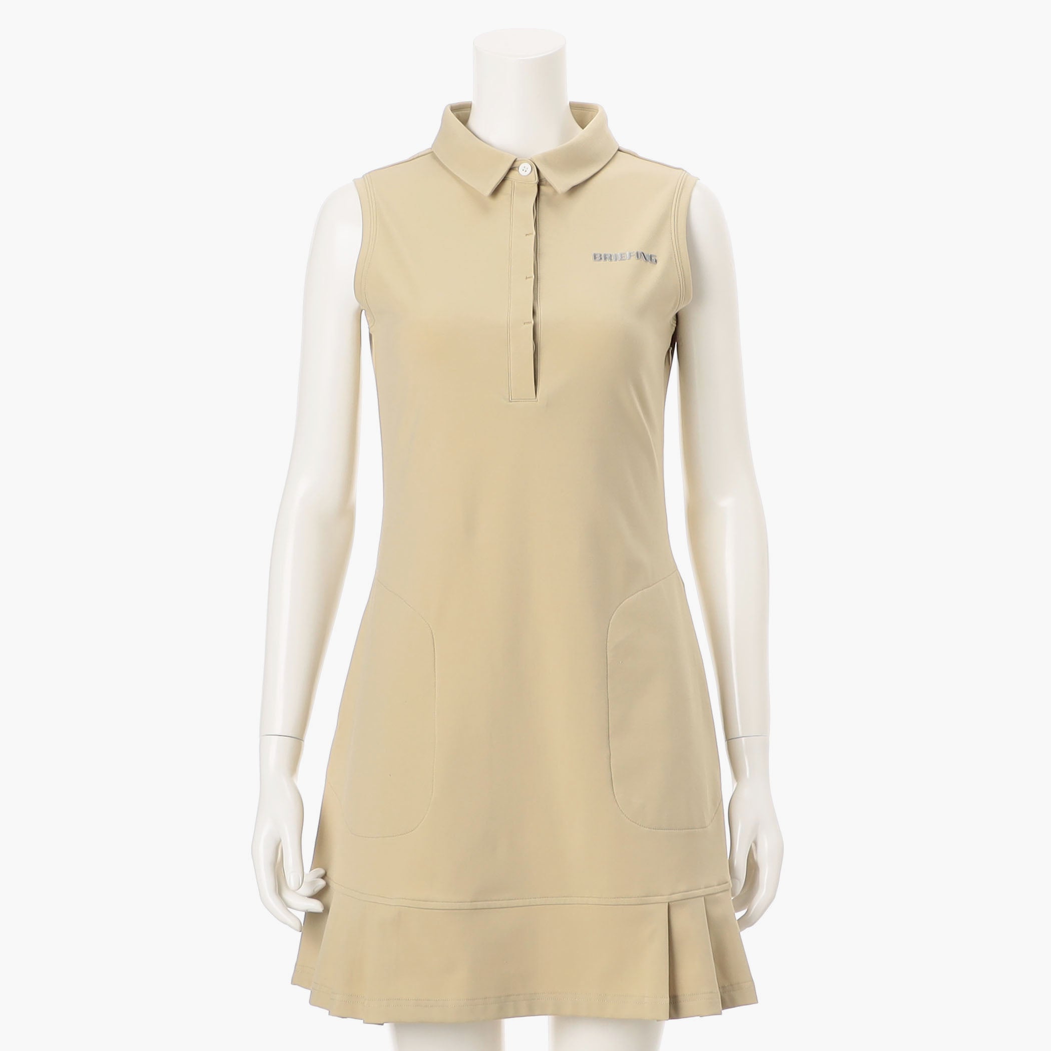 WOMEN’S LINEN-T PLEATED NS DRESS