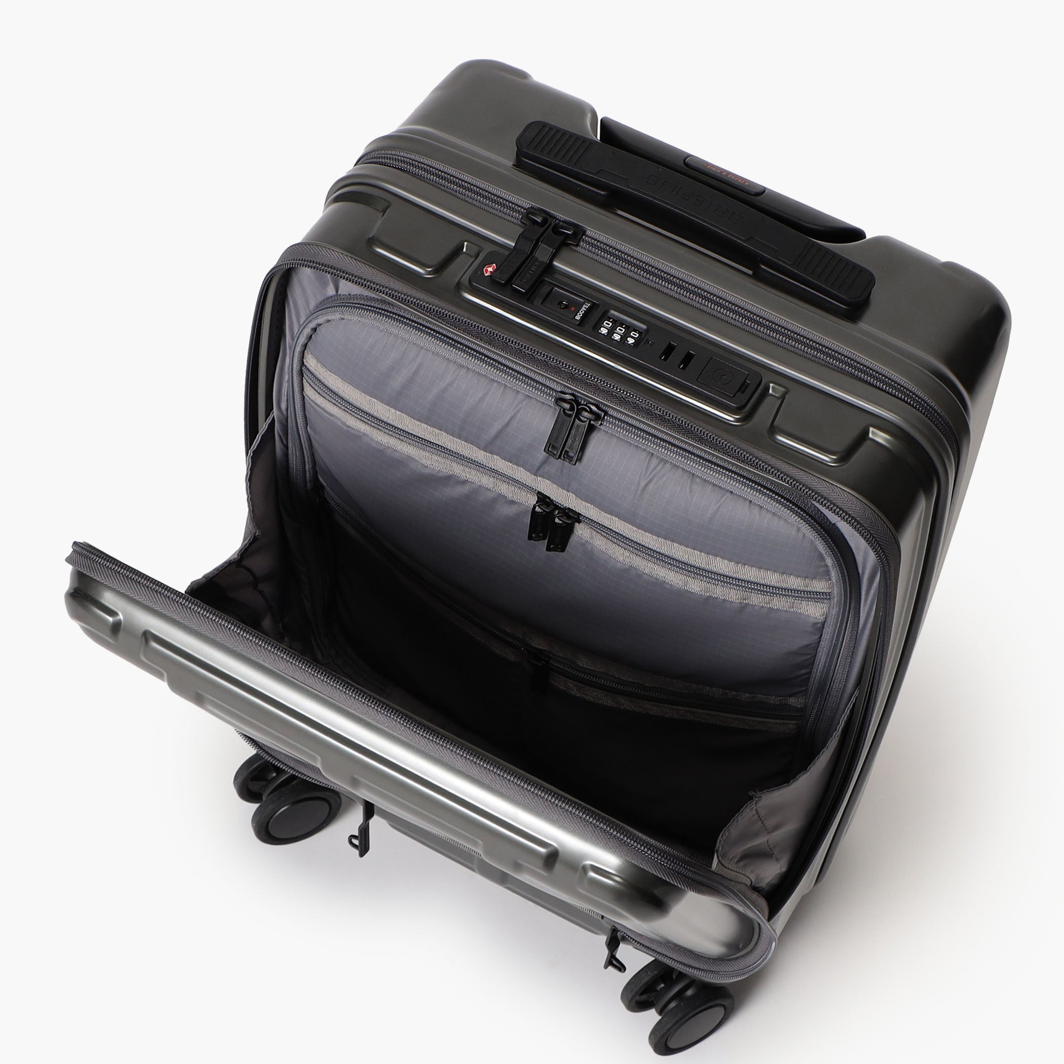H 34F SD Polycarbonate Carry On Suitcase - BRIEFING Official