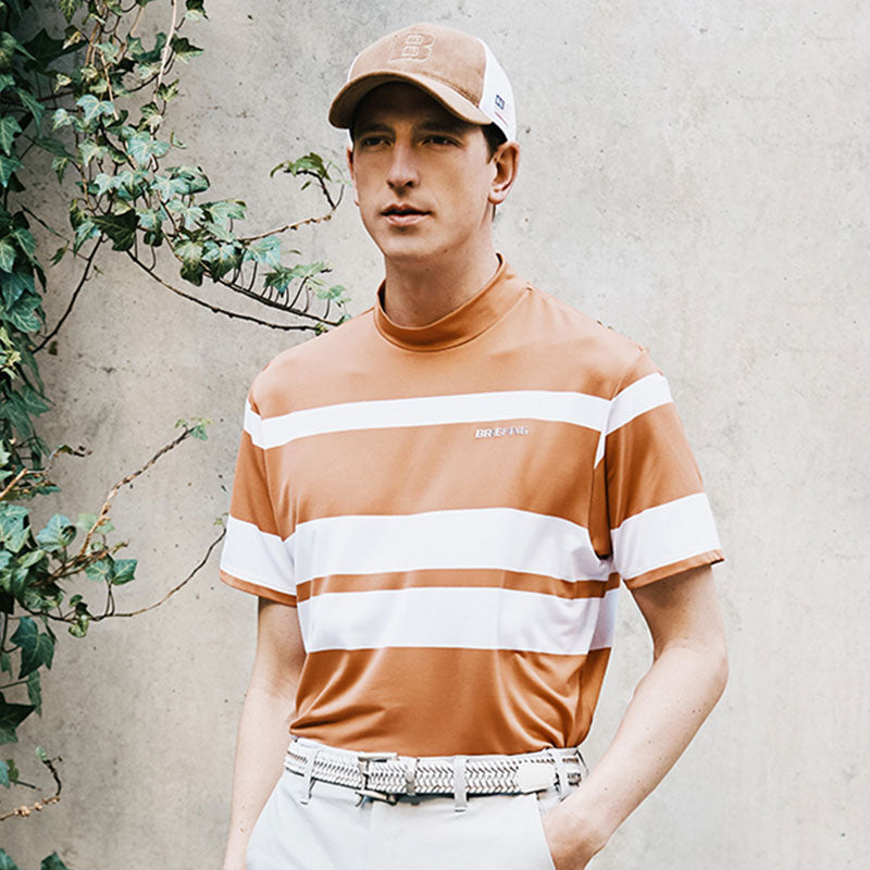 MEN’S PANEL STRIPE HIGHNECK