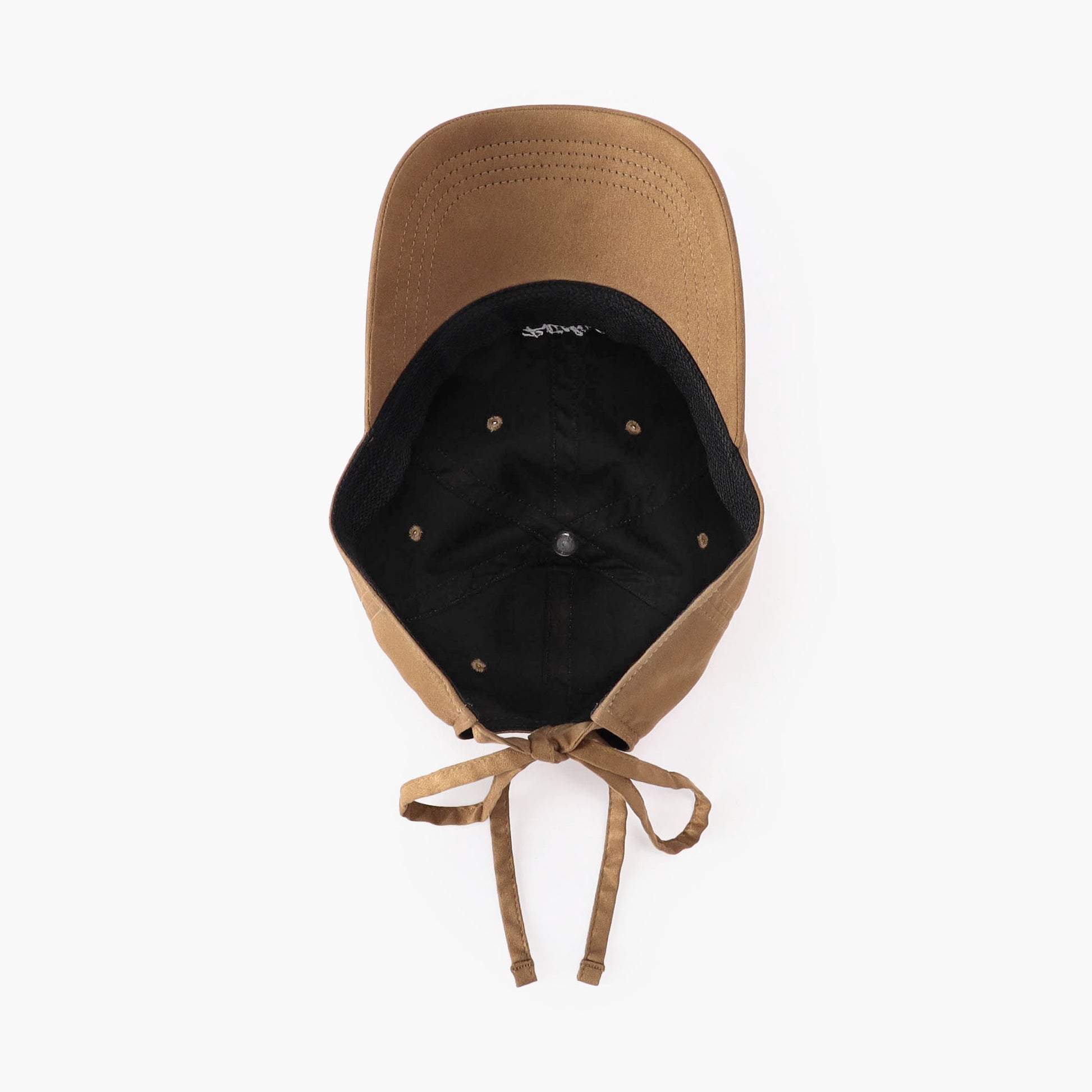 BRIEFING WOMEN’S SUEDE SMALL LOGO RIBBON CAP, Accessories, Golf