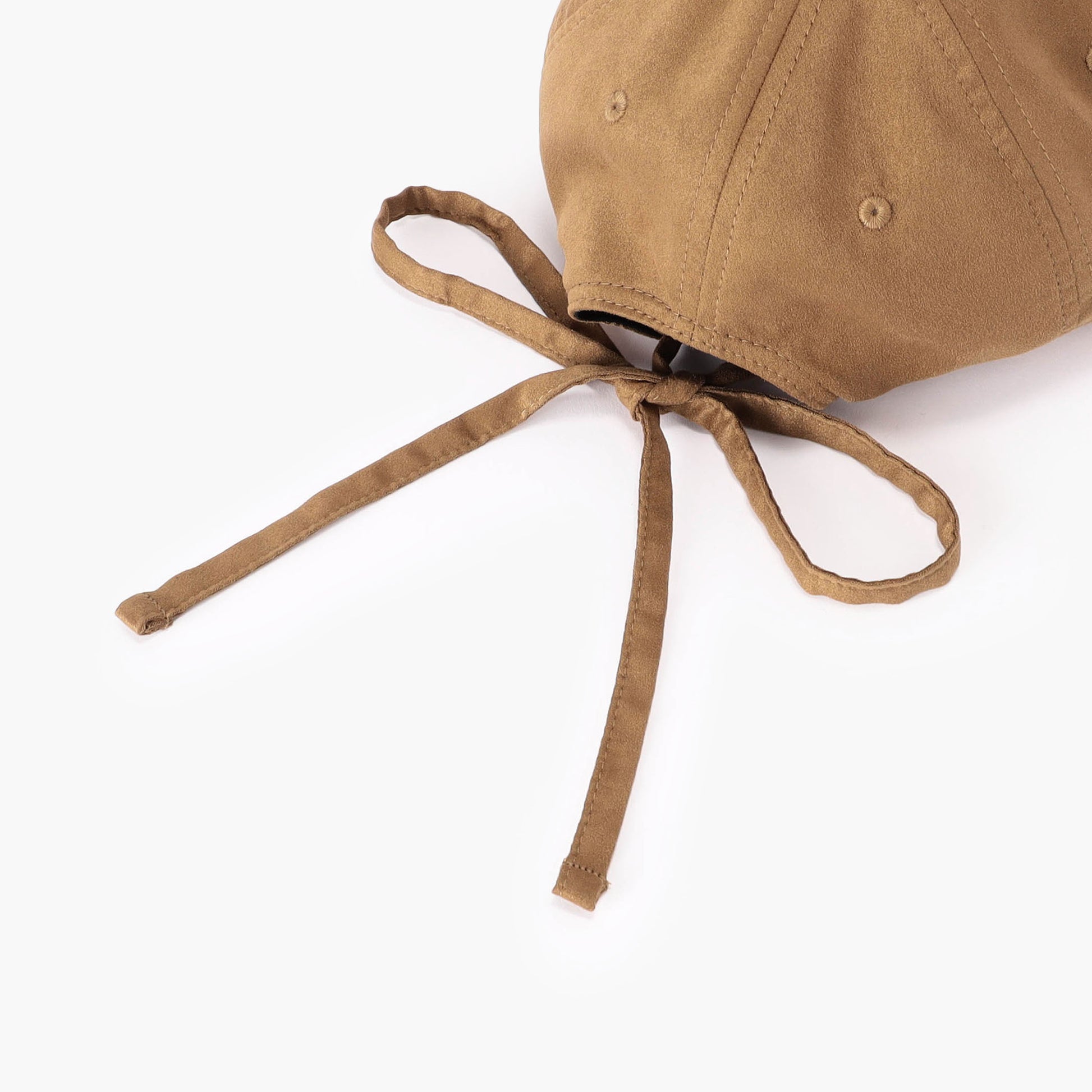 BRIEFING WOMEN’S SUEDE SMALL LOGO RIBBON CAP, Accessories, Golf