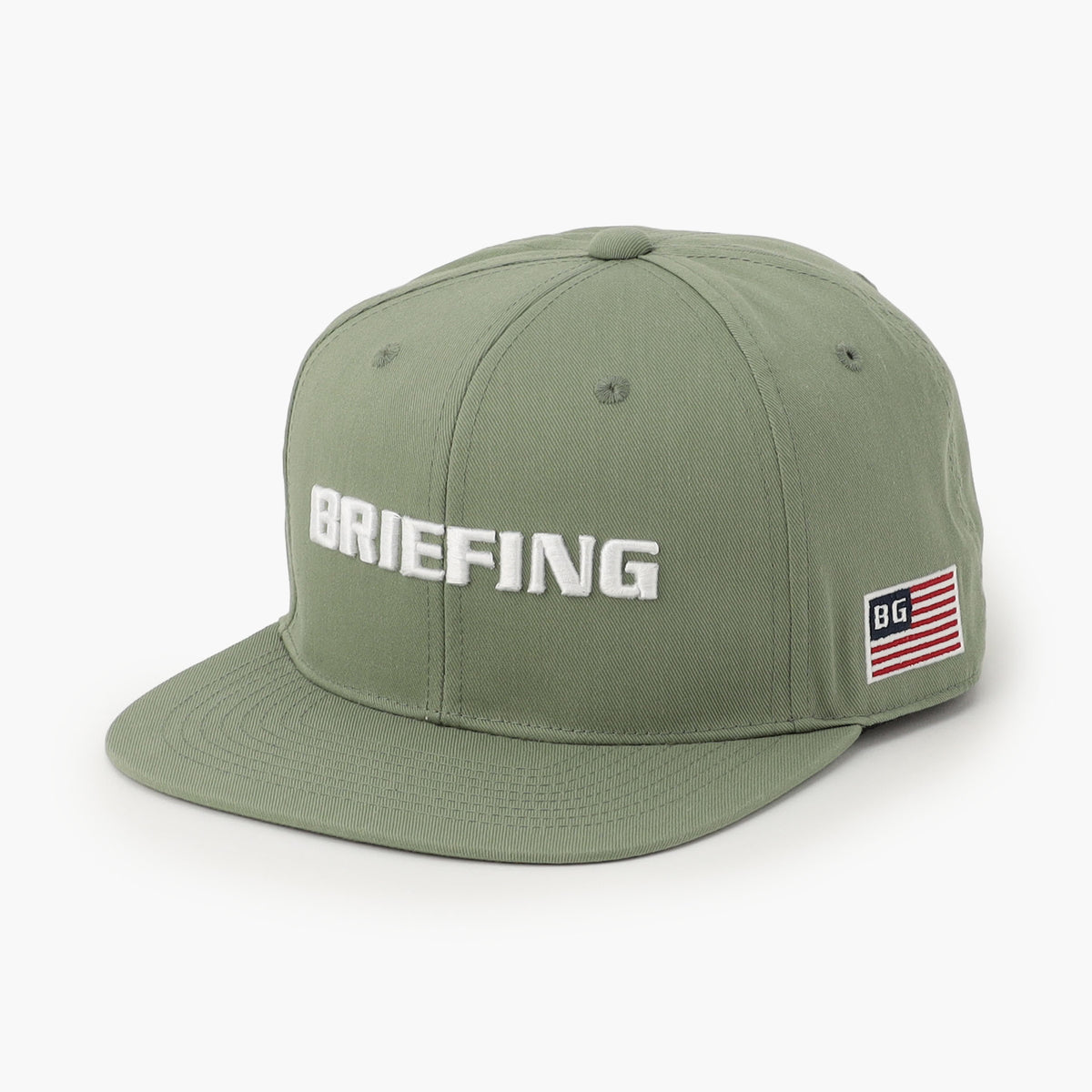 BRIEFING MEN’S BASIC FLAT VISOR CAP, Accessories, Golf