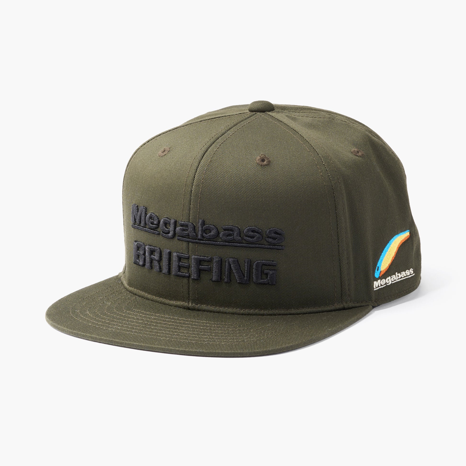 BRIEFING MEGABASS X BRIEFING FLAT VISOR CAP, Accessories, Outdoor