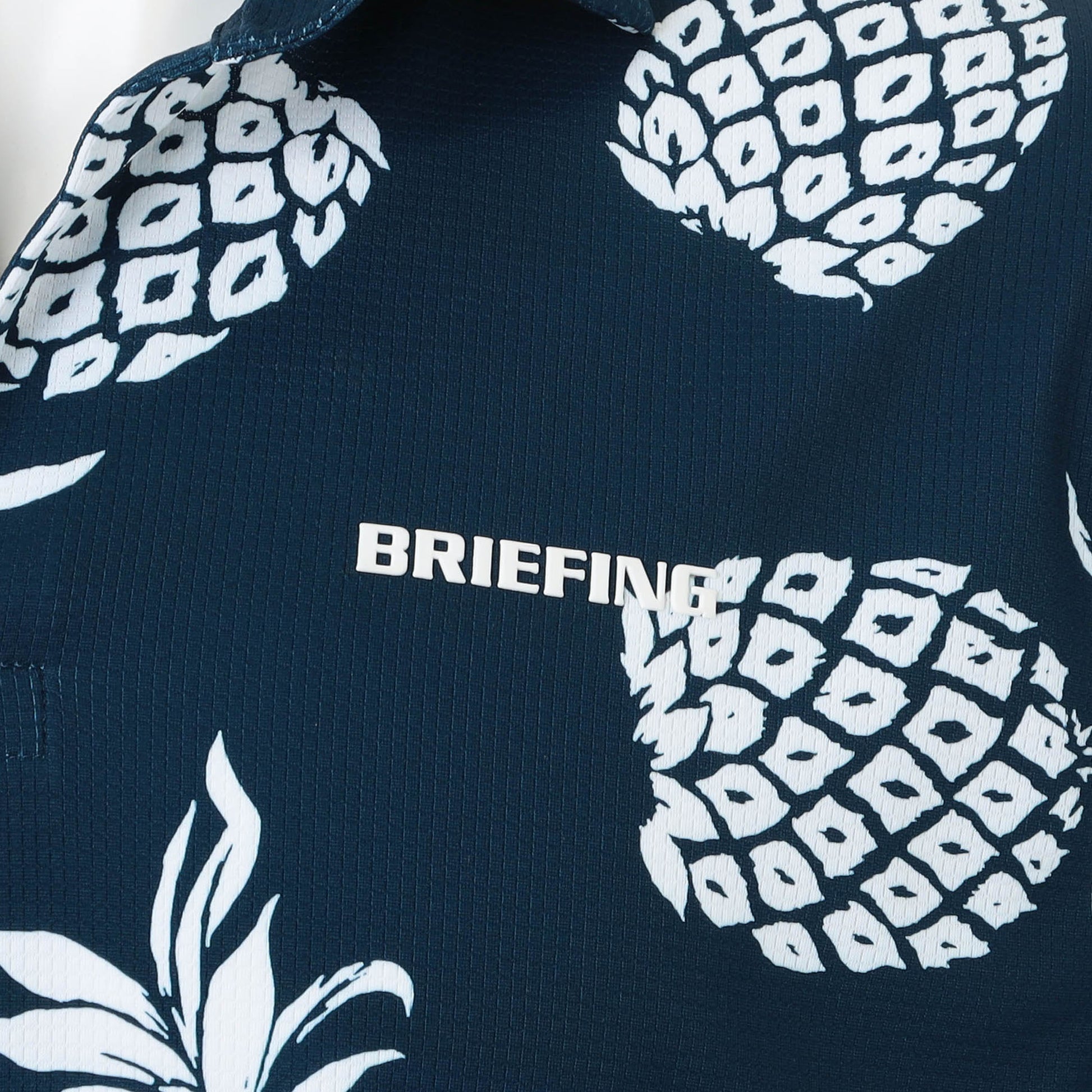 BRIEFING PAIKAJI MS HAPPY PINEAPPLE SKIPPER SHIRT, Apparels, Golf