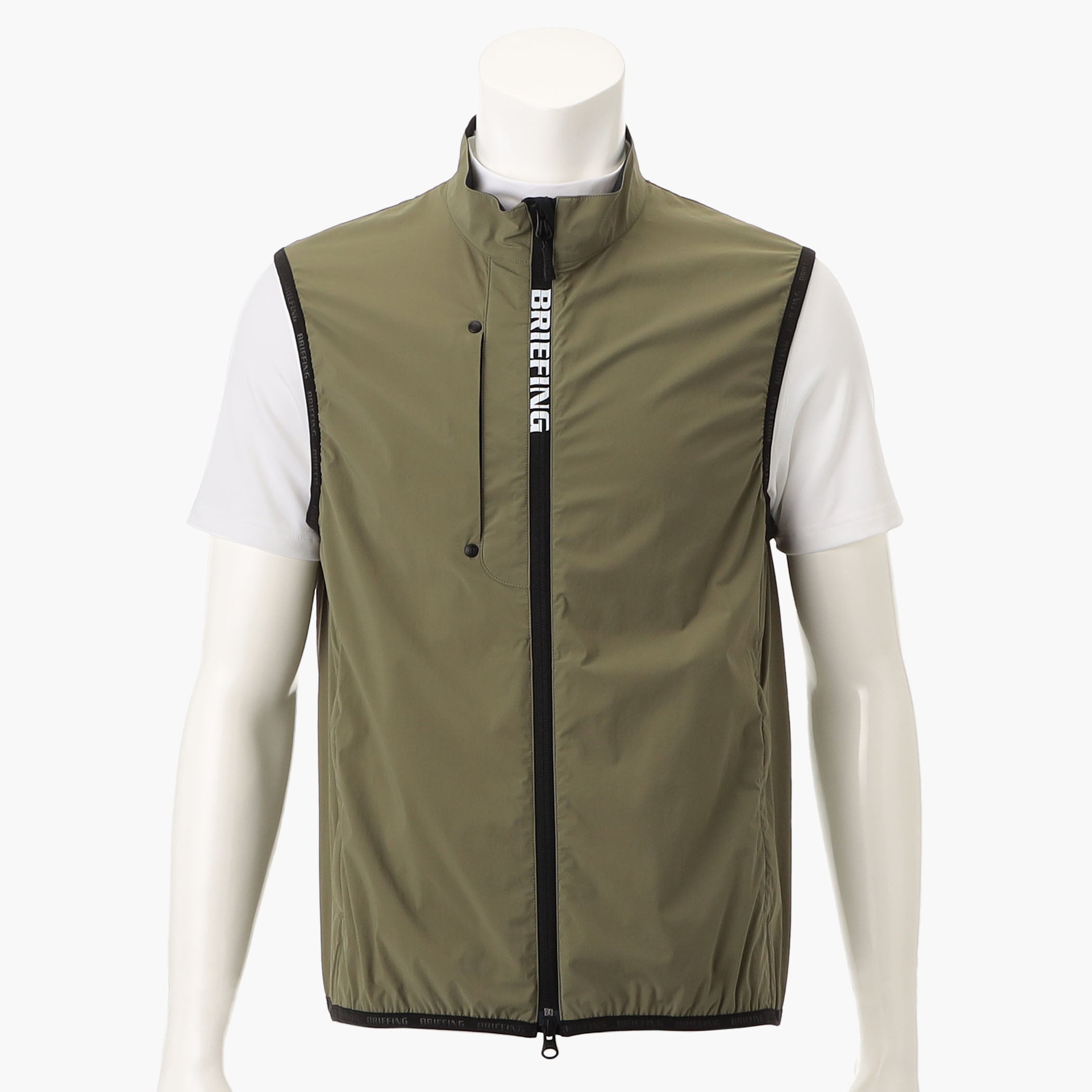 MEN'S POCKETABLE WIND VEST – BRIEFING Official Online Store