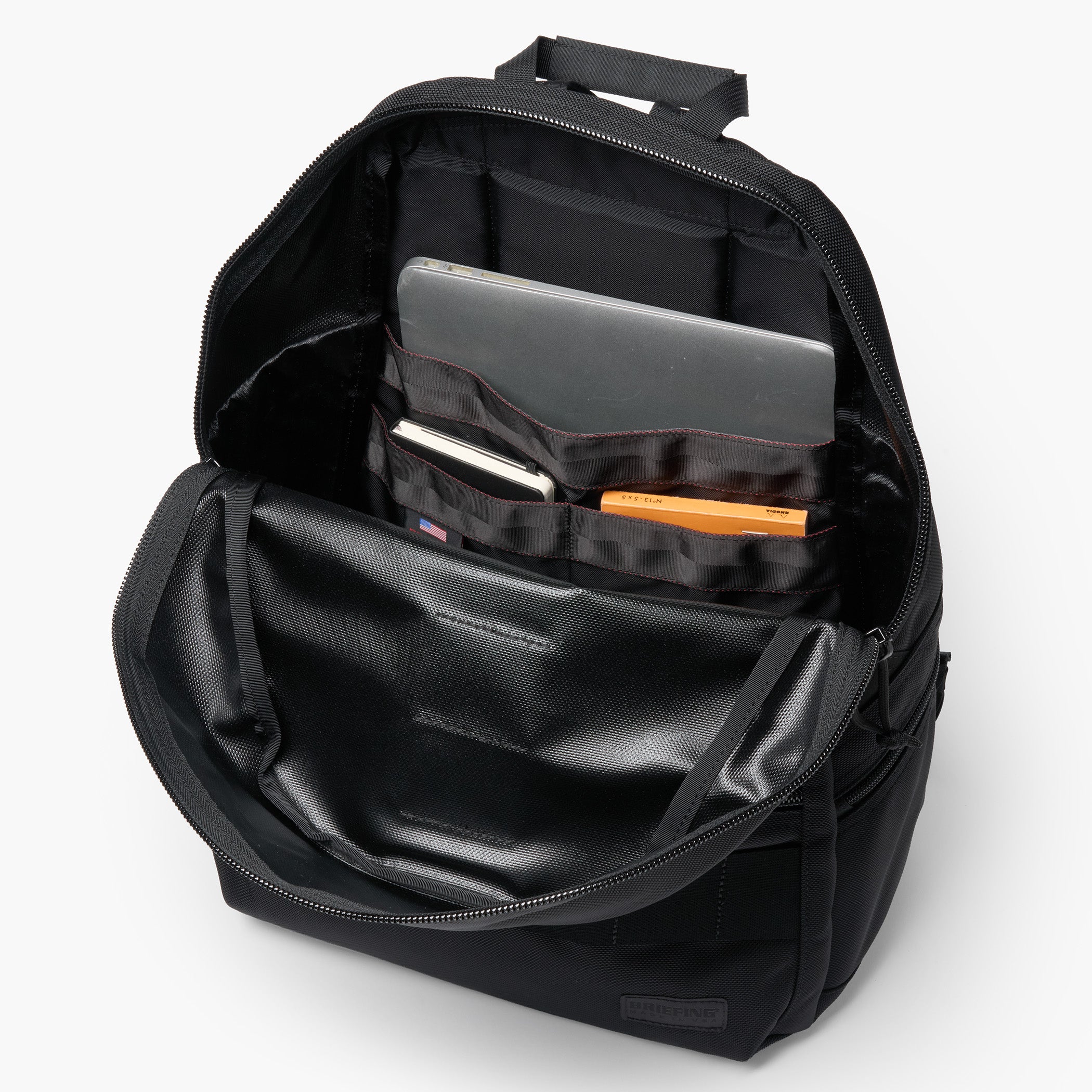 BRIEFING Delta ALPHA PACK Lサイズ ブラック DELTA ALPHA PACK L SQD Tactical Backpack Made in USA BRIEFING