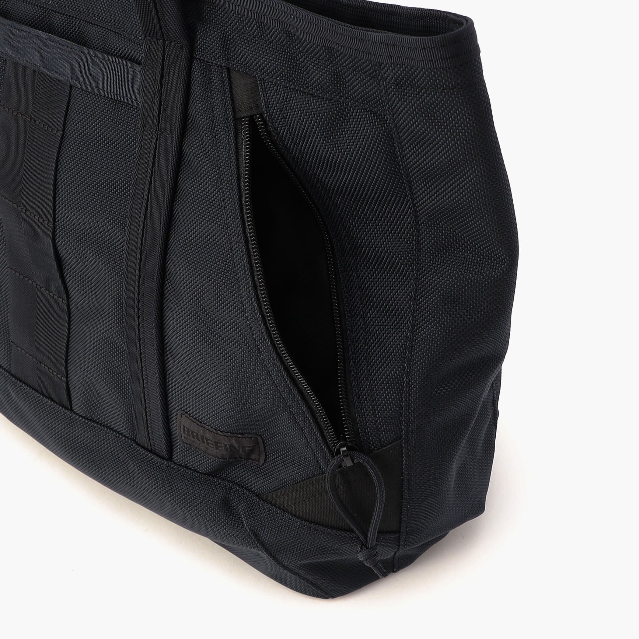 バッグ BRIEFING DELTA MASTER TOTE M BLACK DELTA MASTER TOTE M SQD Ballistic Nylon Horizontal Tote - BRIEFING