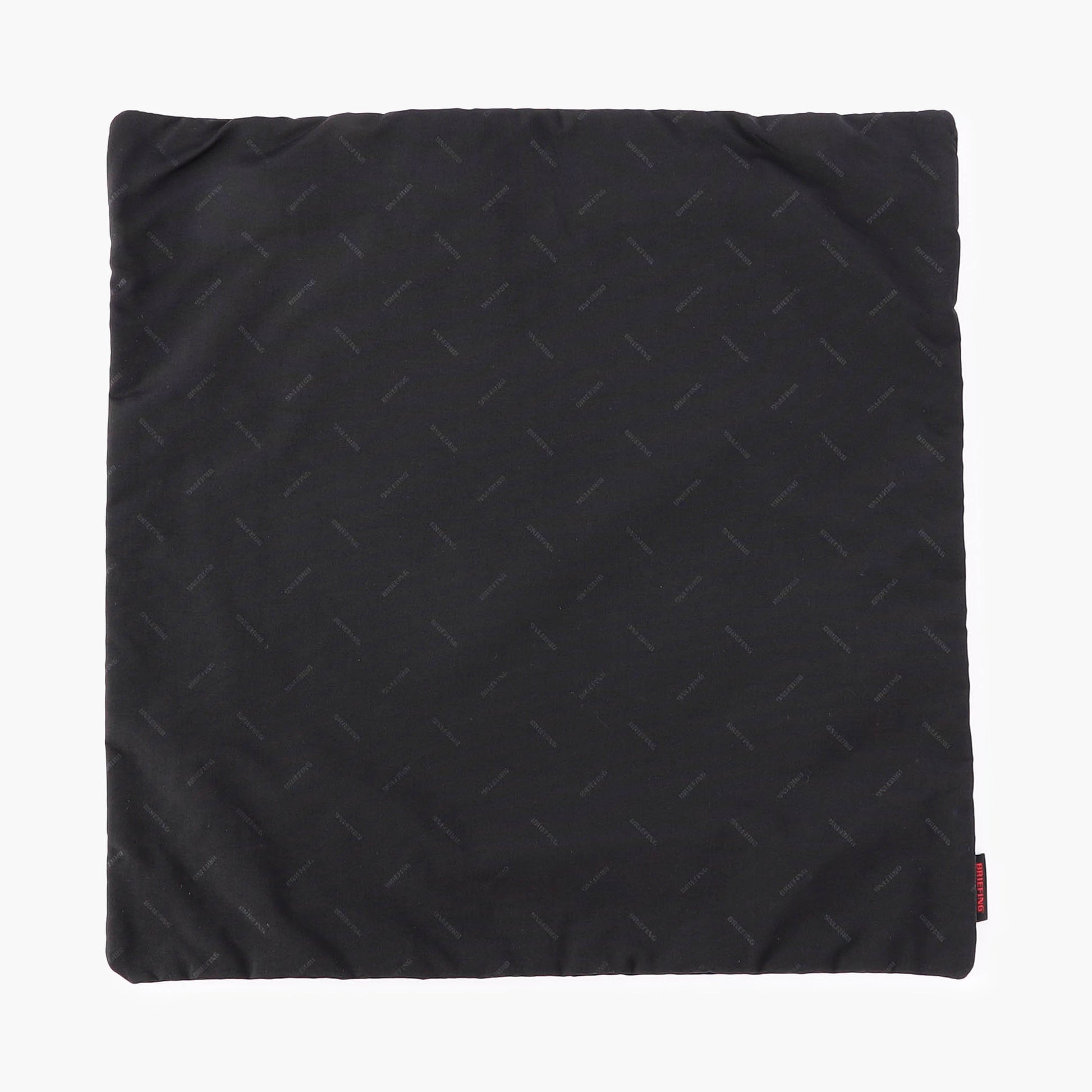 BRIEFING ALL OVER LOGO PRINTED CUSHION COVER, Goods, Outdoor
