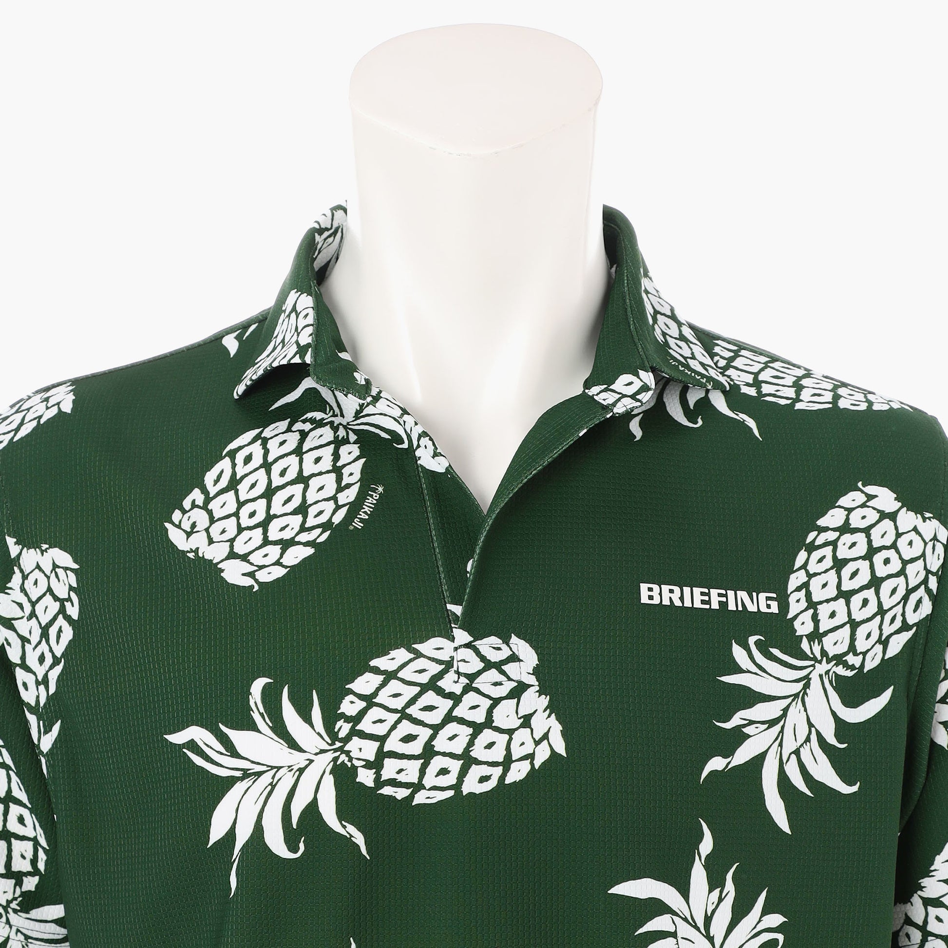BRIEFING PAIKAJI MS HAPPY PINEAPPLE SKIPPER SHIRT, Apparels, Golf
