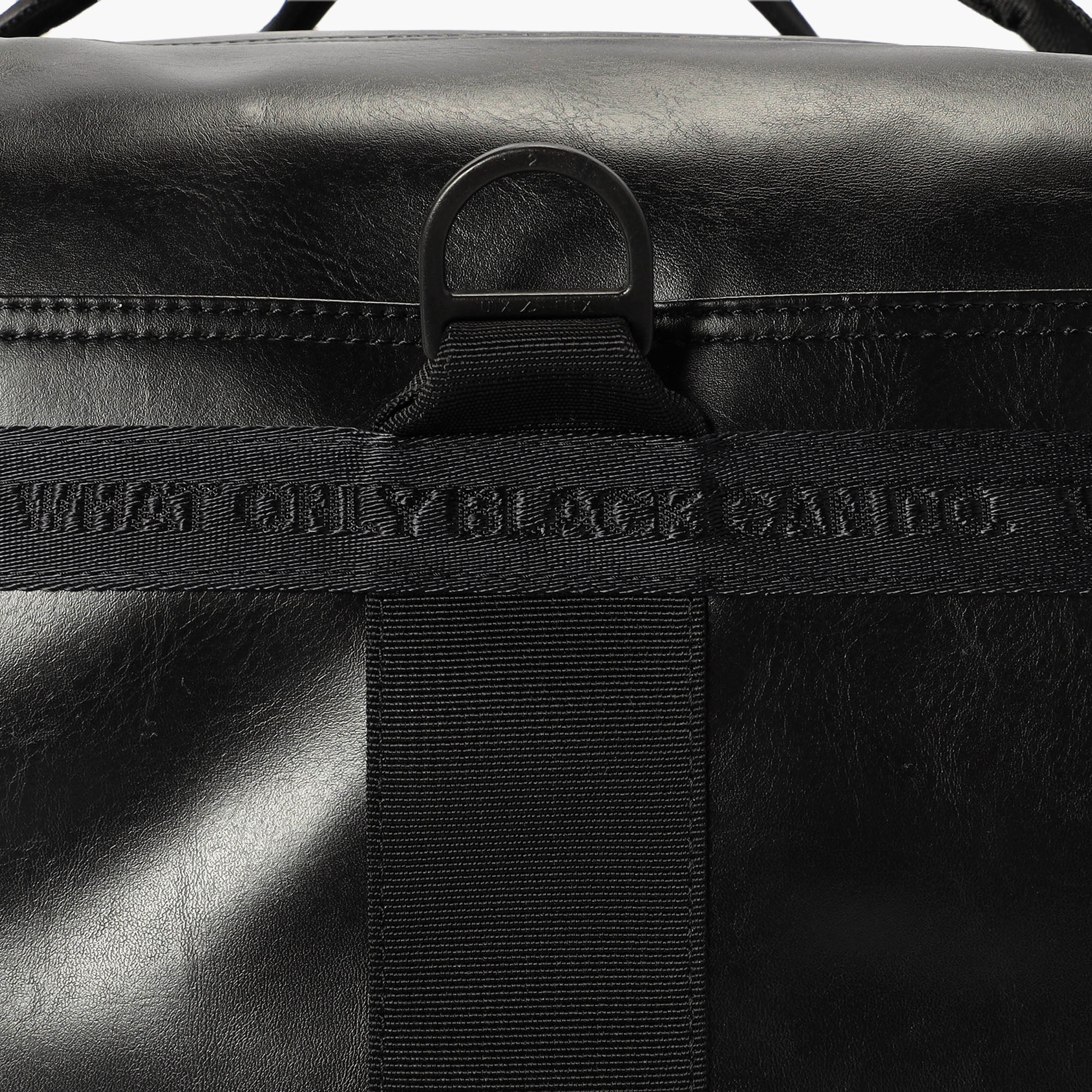 BLK White Mountaineering 3Way Duffle Eco Leather Nylon Bag