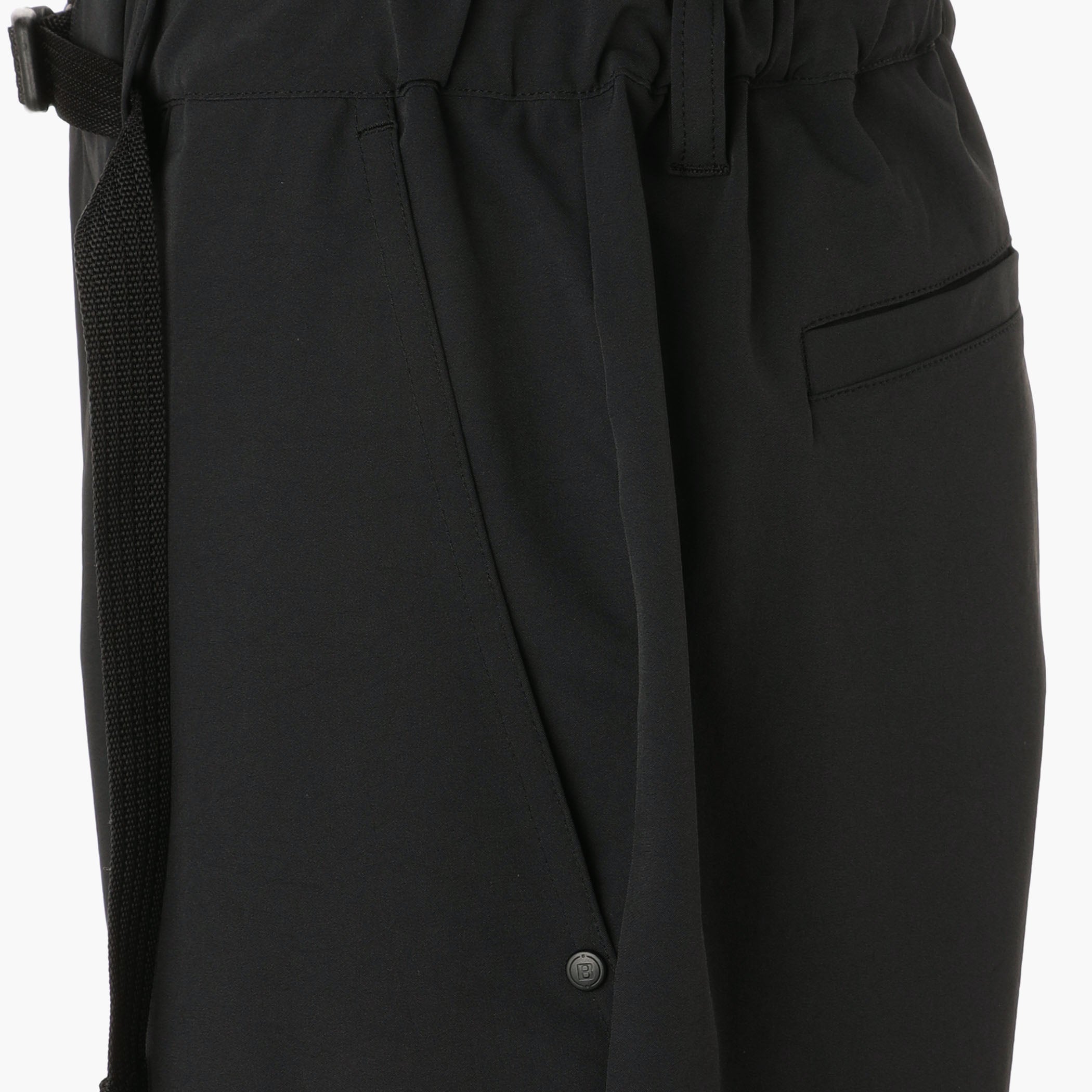 REF MEN’S STRETCH BELTED WIDE SHORT PANTS