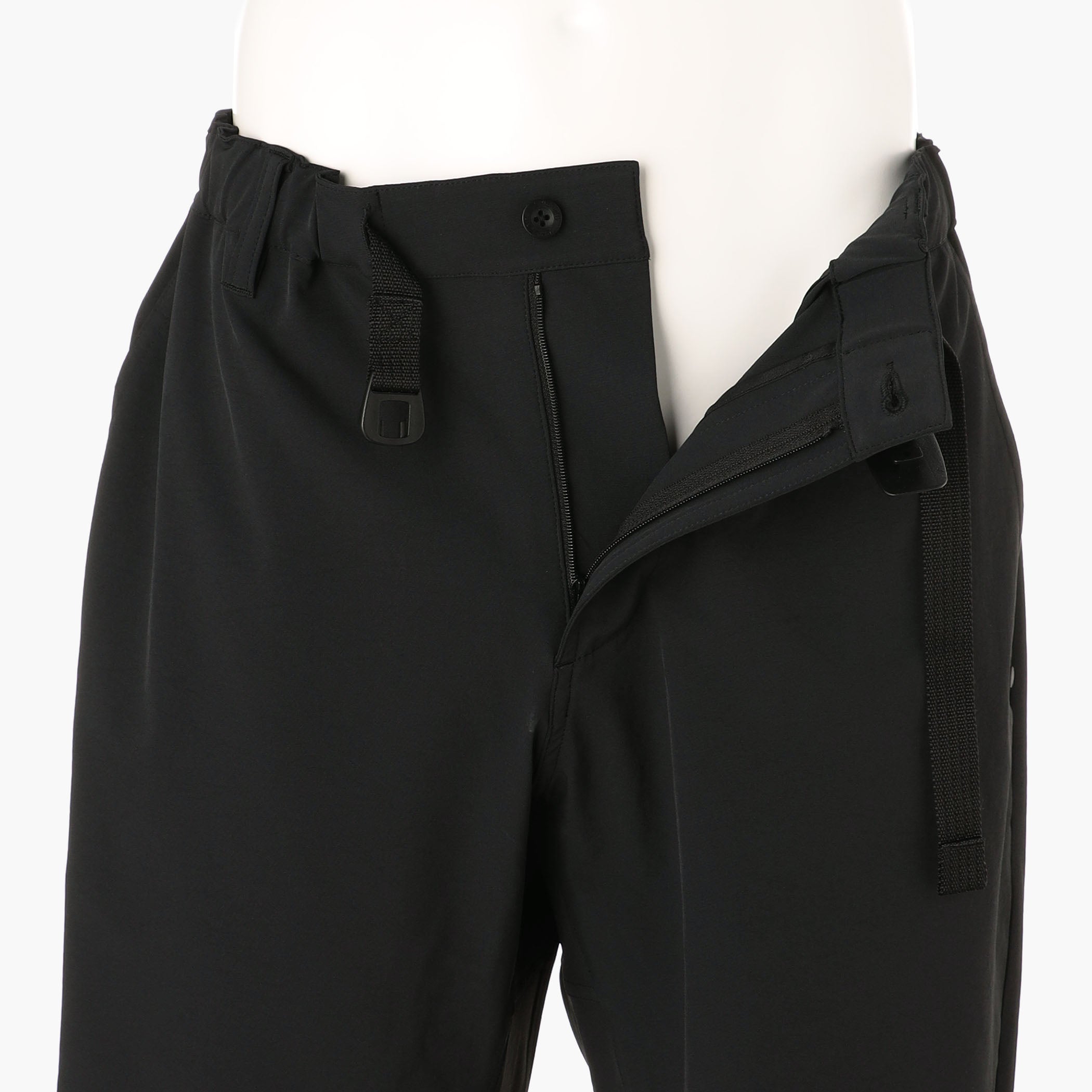 REF MEN’S STRETCH BELTED WIDE SHORT PANTS