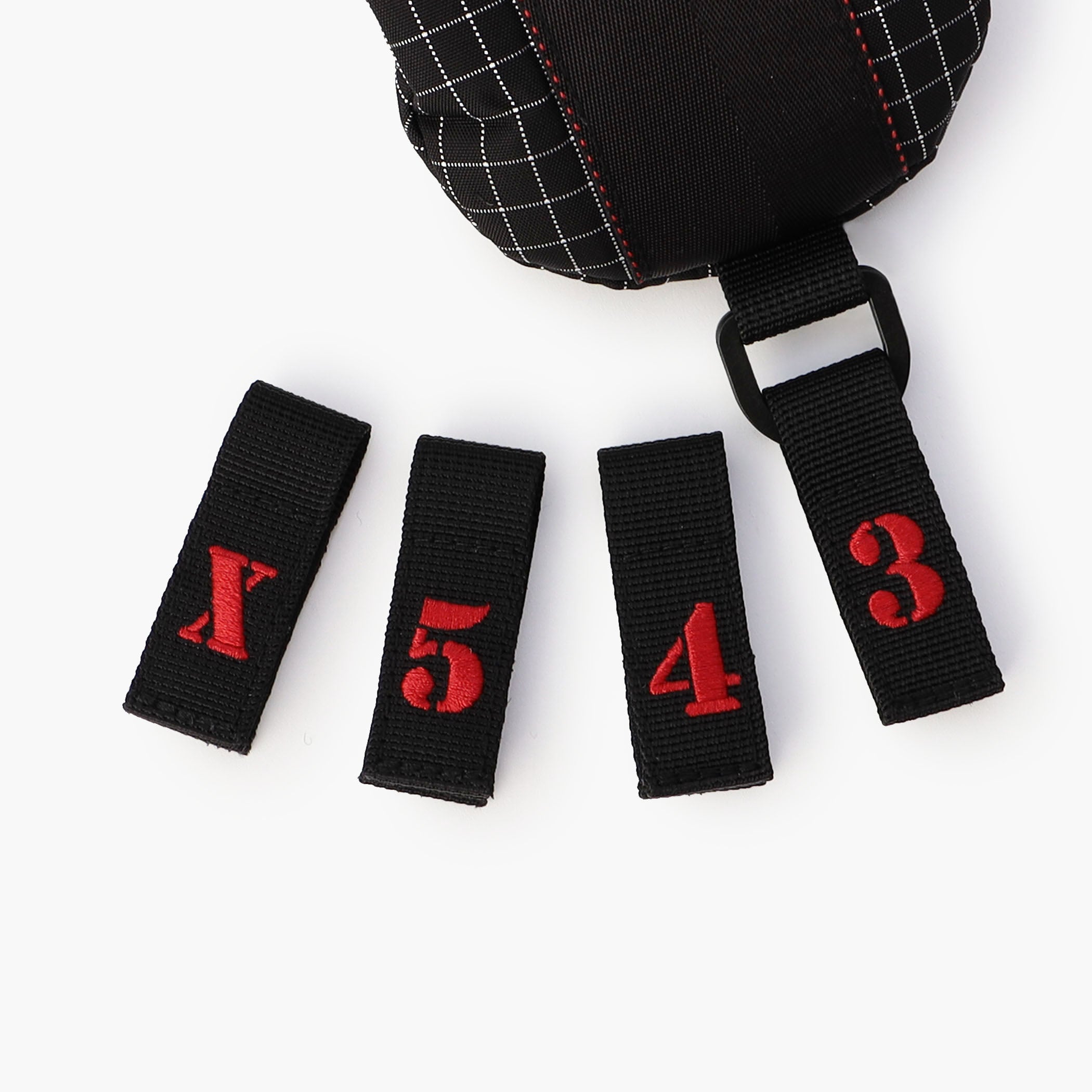 番手表示の文字パーツは「3」「4」「5」「X」が付属いたします。