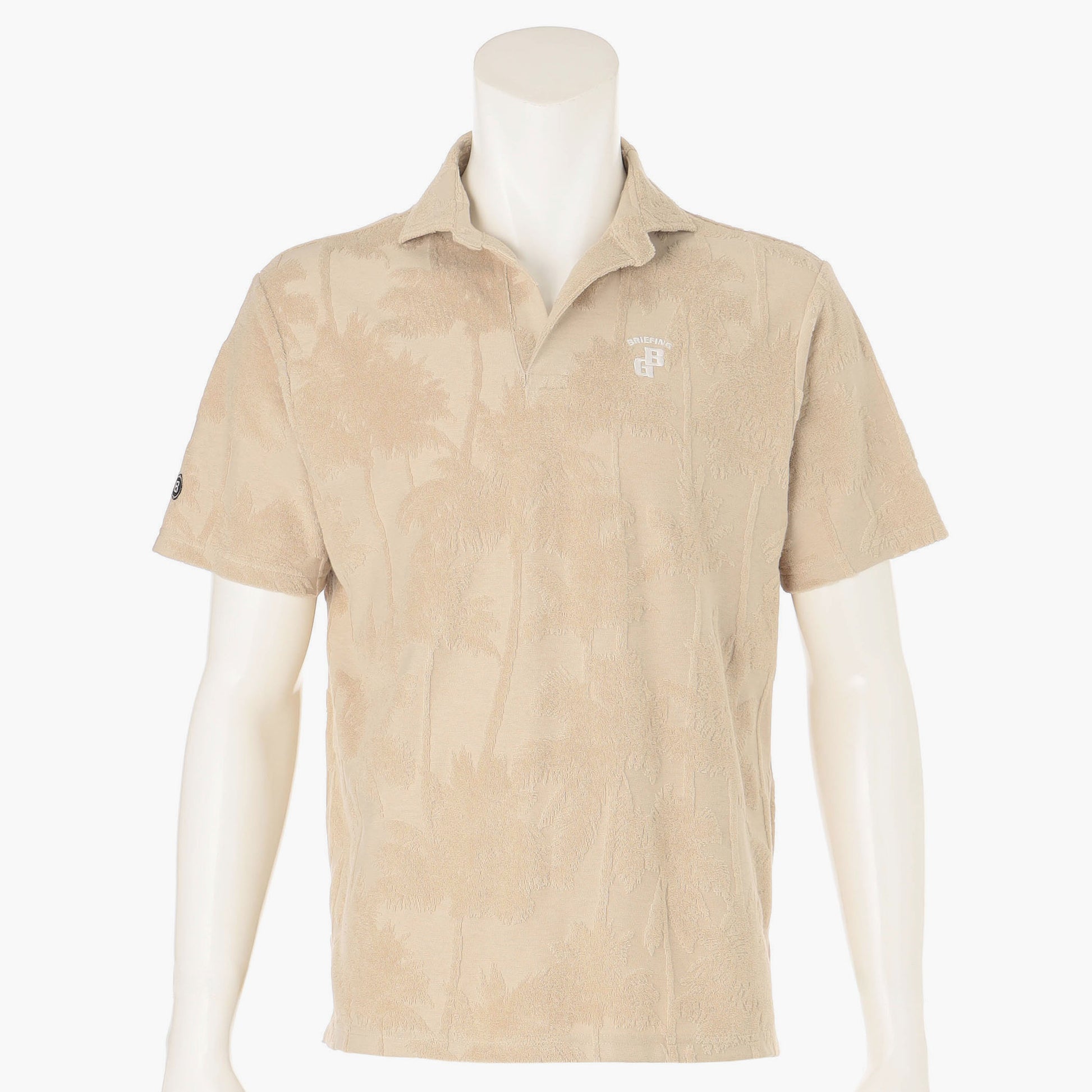 BRIEFING CR MEN’S PILE TREE JQ SKIPPER SHIRT, Apparels, Golf