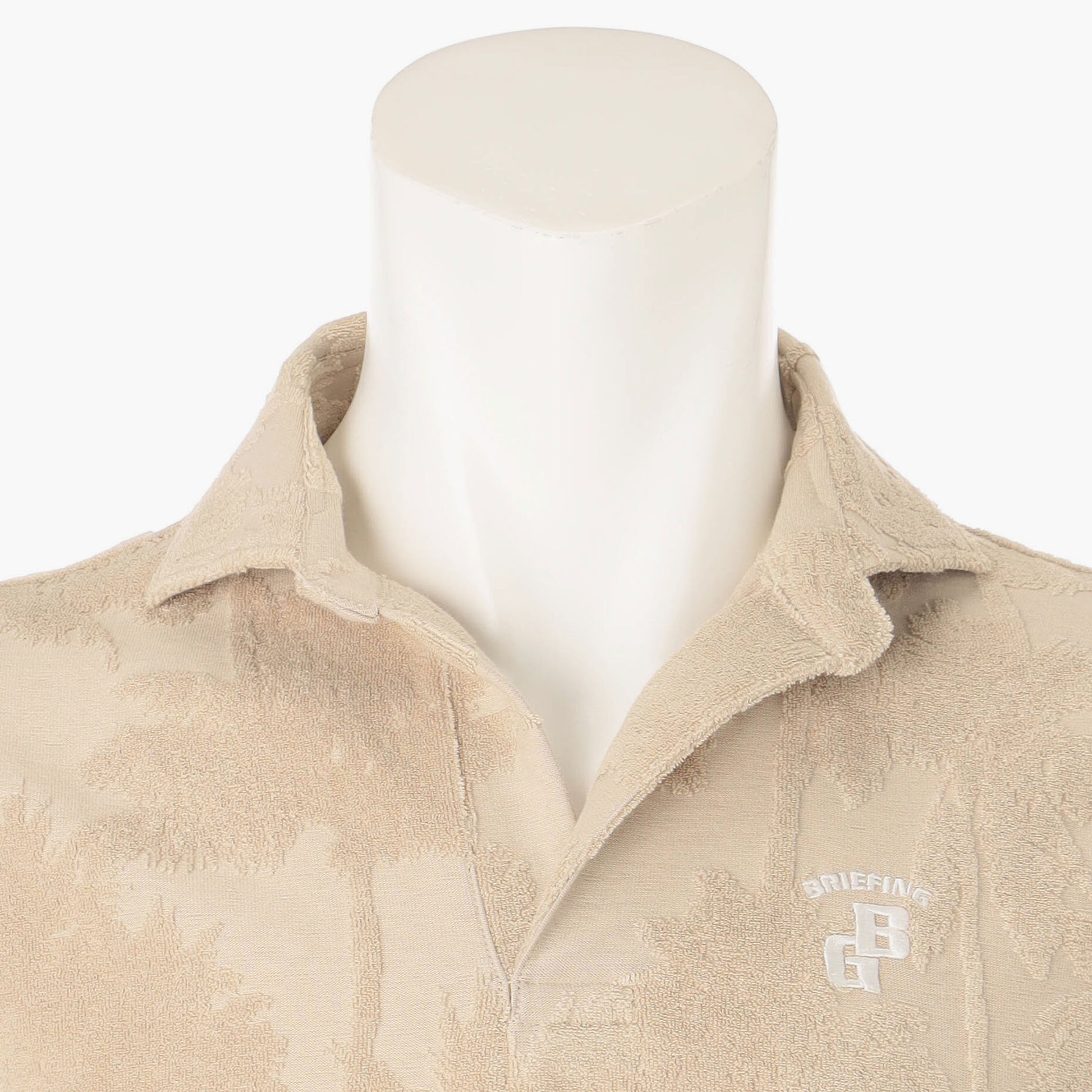 BRIEFING CR MEN’S PILE TREE JQ SKIPPER SHIRT, Apparels, Golf