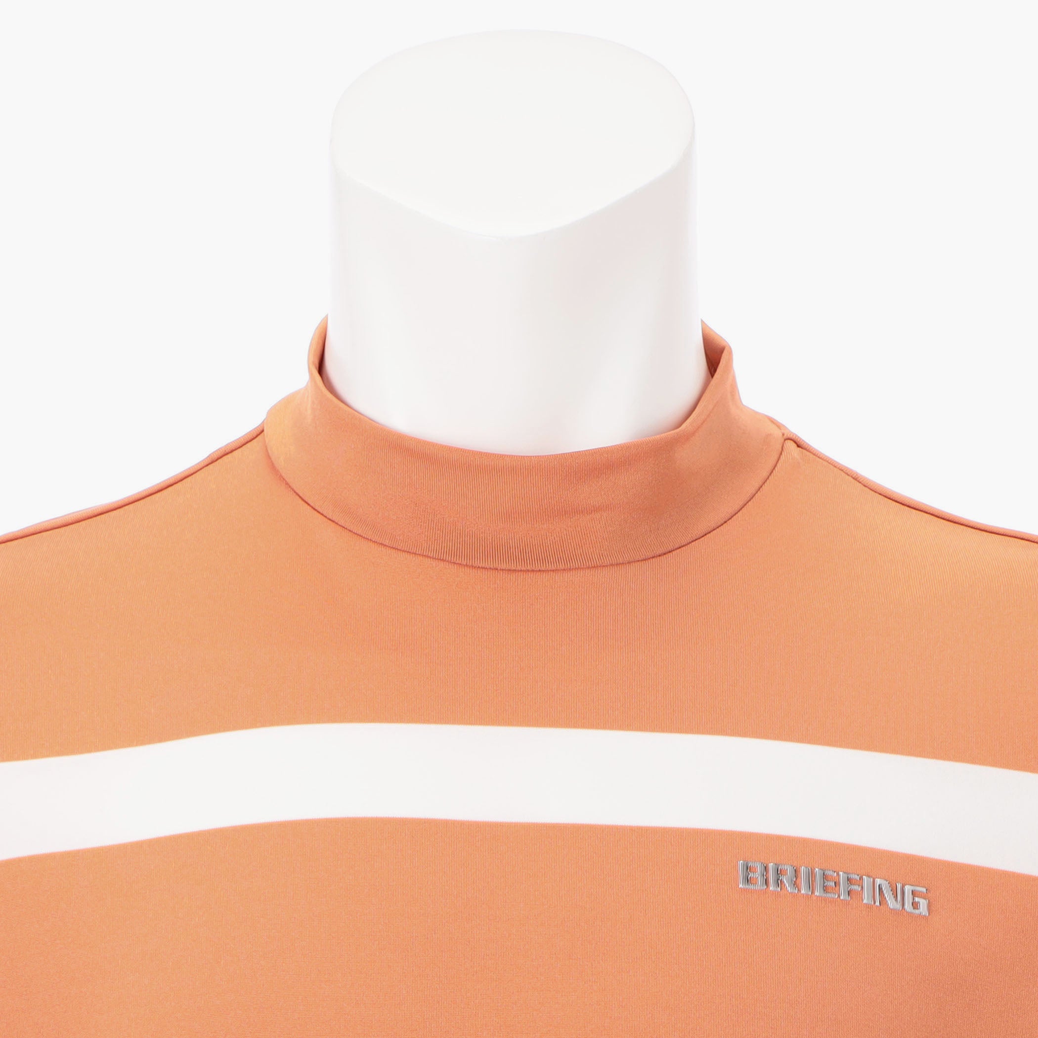 MEN'S PANEL STRIPE HIGHNECK Stretch Golf Top - BRIEFING Official