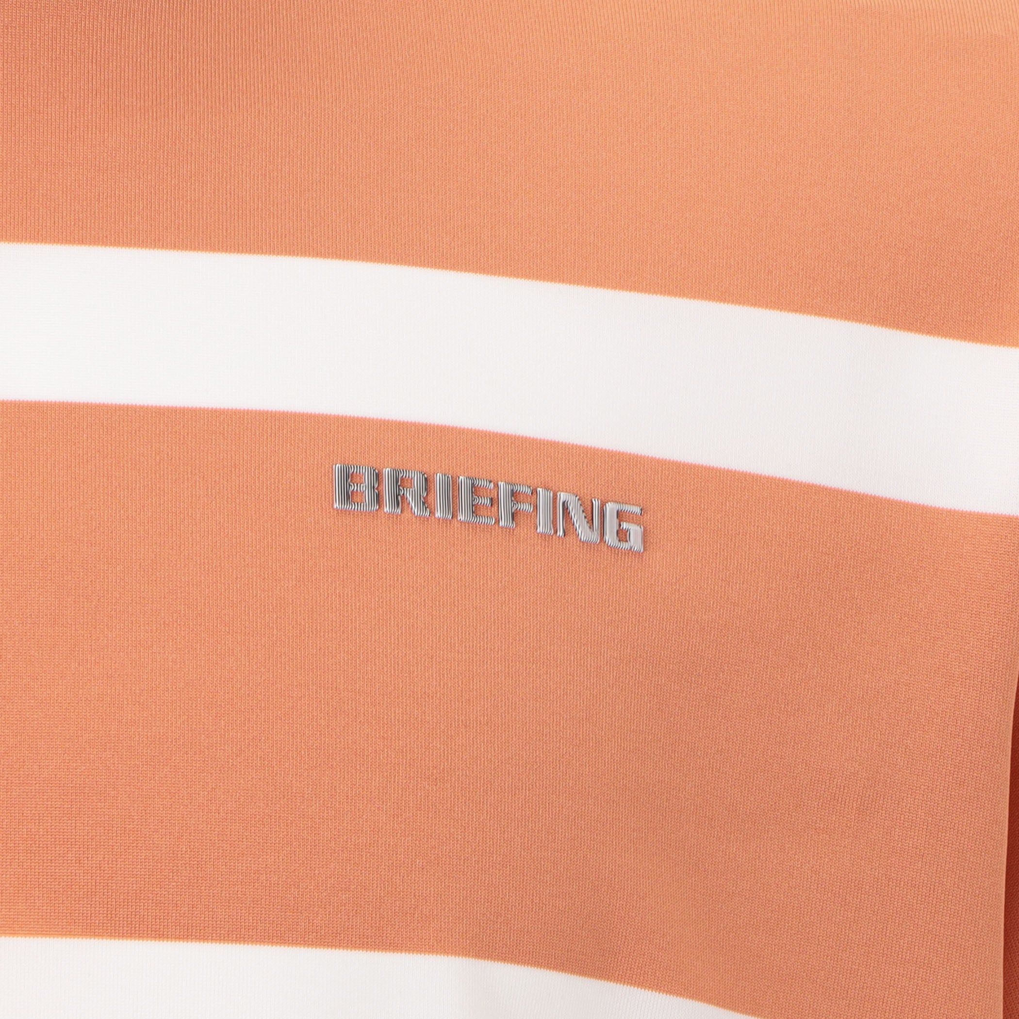 MEN'S PANEL STRIPE HIGHNECK Stretch Golf Top - BRIEFING Official