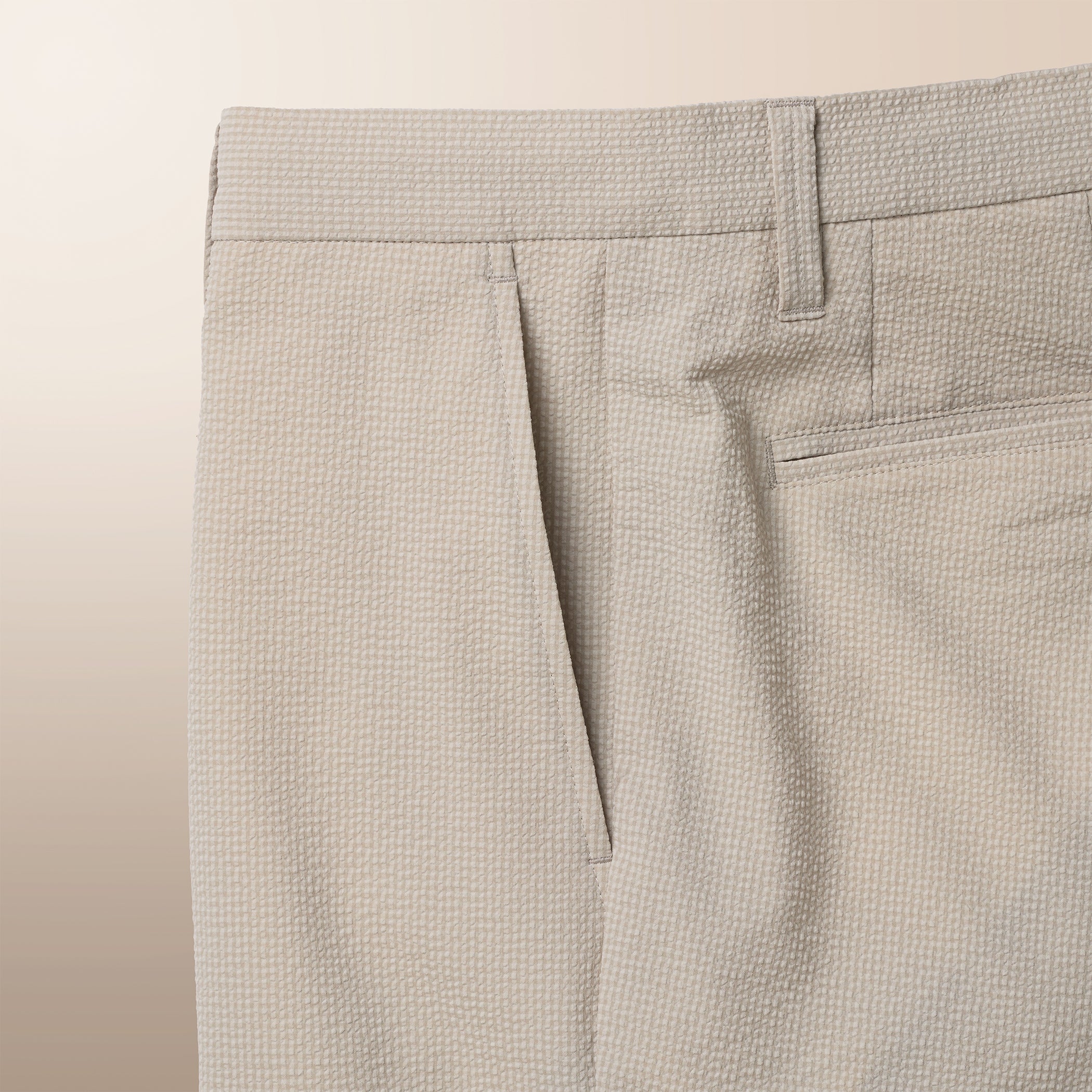 CL MEN’S SEERSUCKER DRESS SHORT PANTS