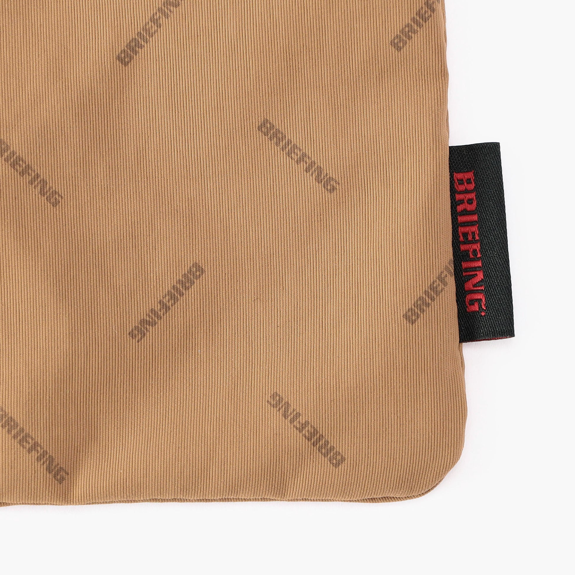 BRIEFING ALL OVER LOGO PRINTED CUSHION COVER, Goods, Outdoor