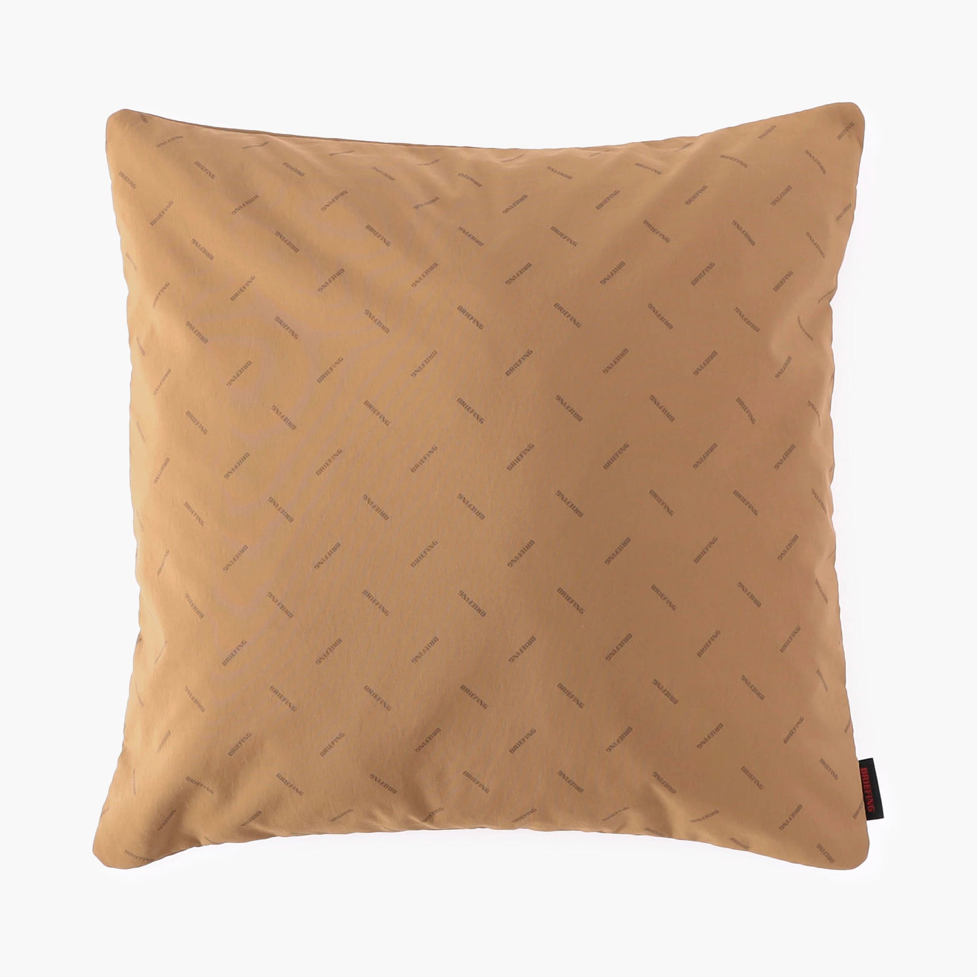 BRIEFING ALL OVER LOGO PRINTED CUSHION COVER, Goods, Outdoor