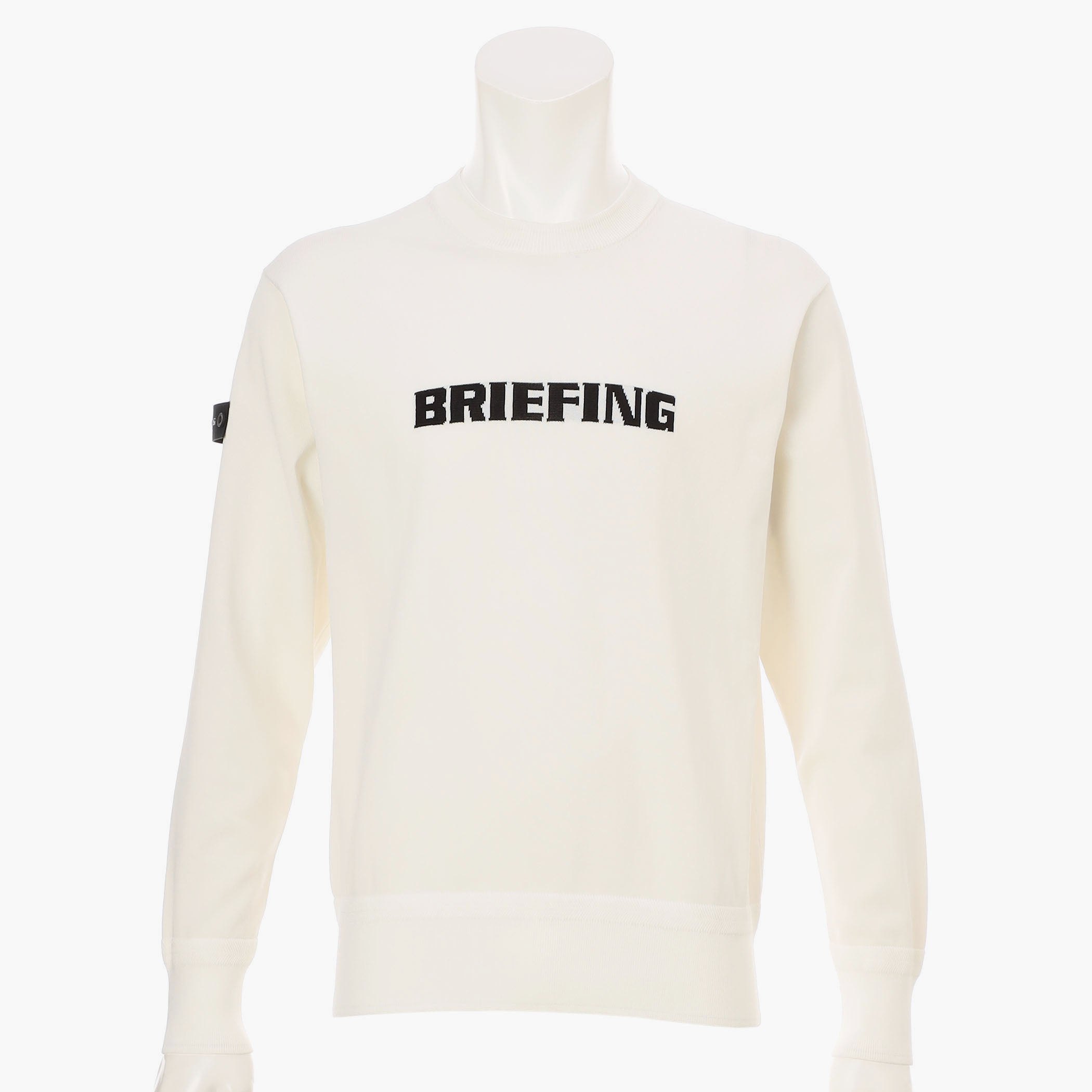 MENS WR CREWNECK KNIT Water Repellent Golf Sweater - BRIEFING