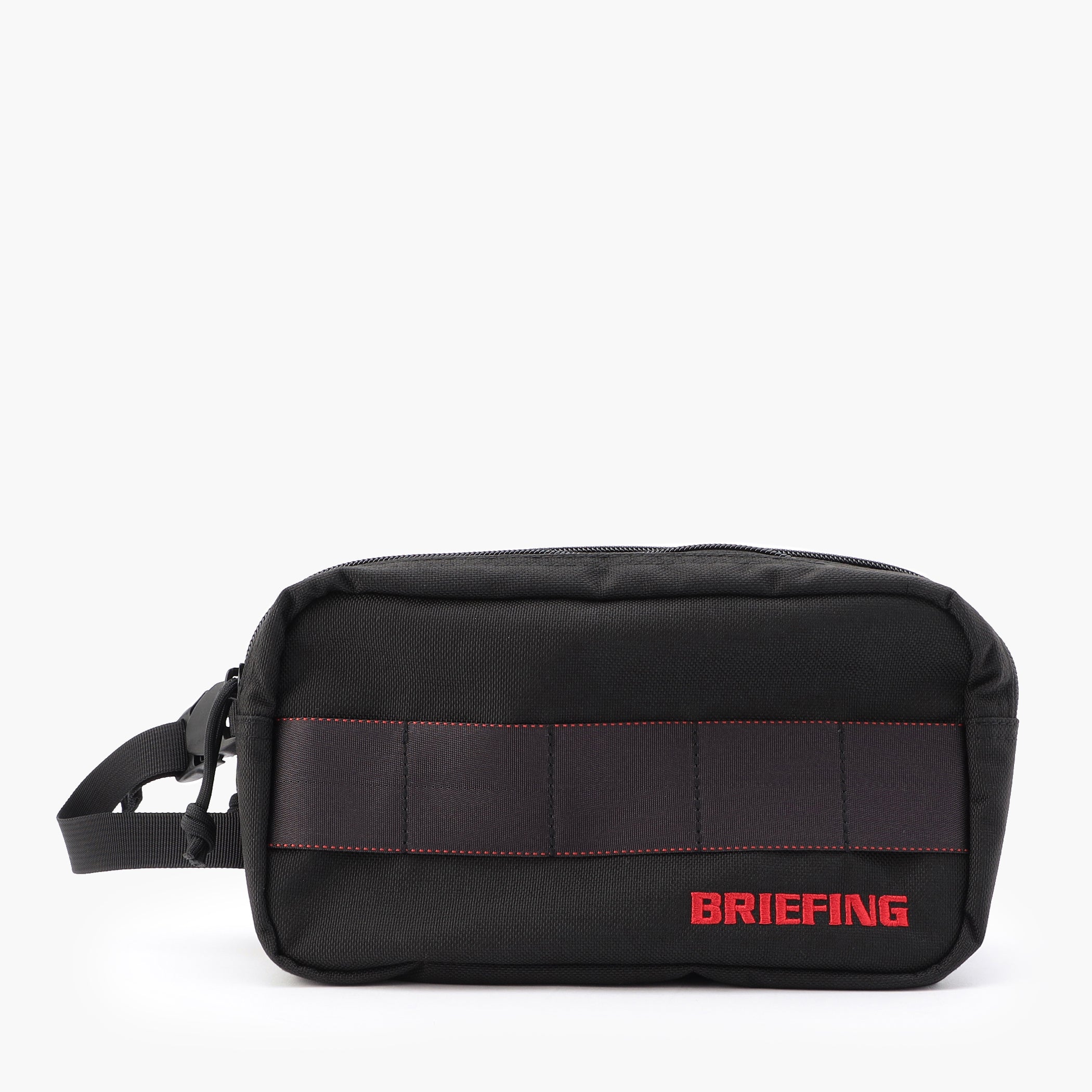 BRIEFING DOUBLE ZIP POUCH STD ブラック Double Zip Pouch STD Cordura Golf Organizer STANDARD Series