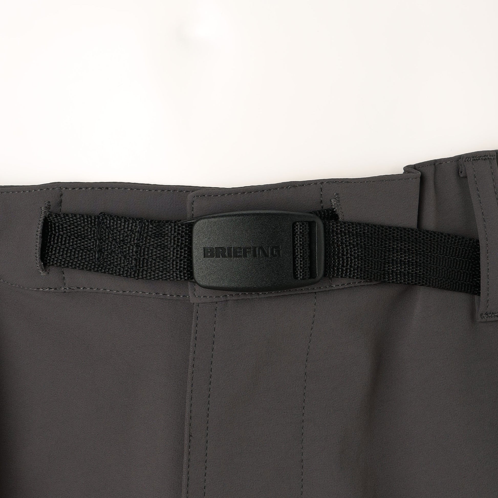 BRIEFING REF MEN’S STRETCH BELTED WIDE SHORT PANTS, Apparels, Golf
