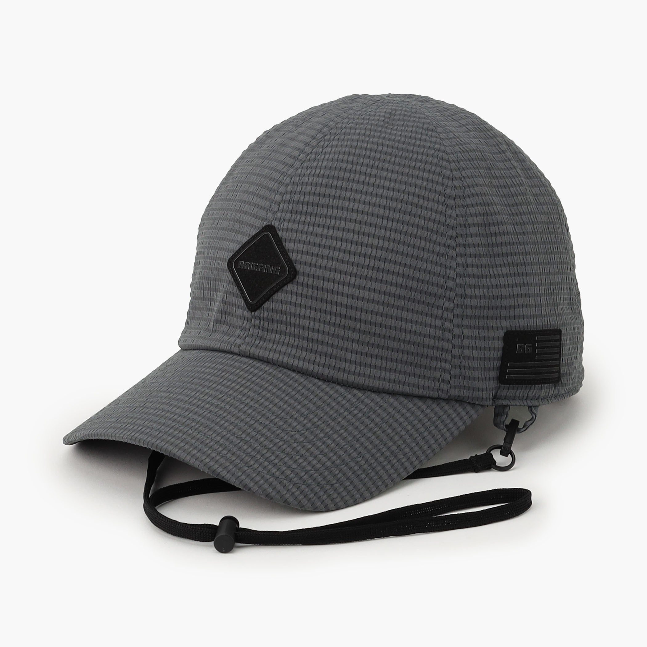 WOMEN’S SEERSUCKER CORD STRAP CAP