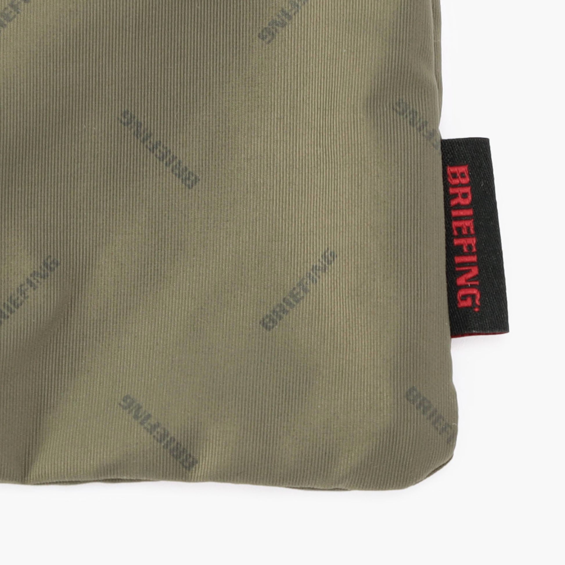 BRIEFING ALL OVER LOGO PRINTED CUSHION COVER, Goods, Outdoor