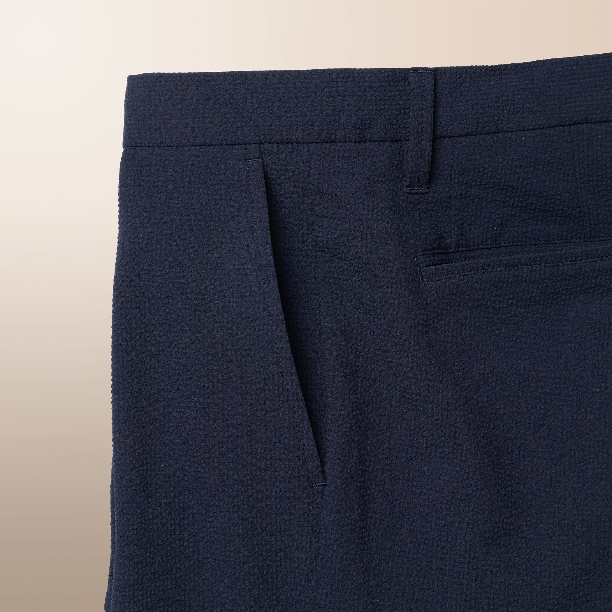 CL MEN’S SEERSUCKER DRESS SHORT PANTS