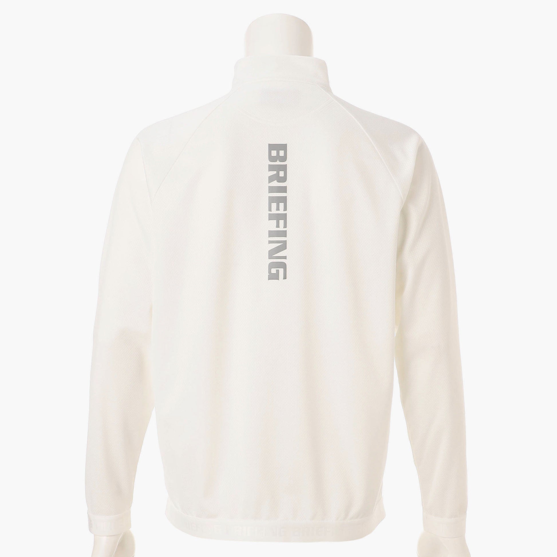 BRIEFING REF MEN'S HEM LOGO LS HALFZIP, Apparels, Golf