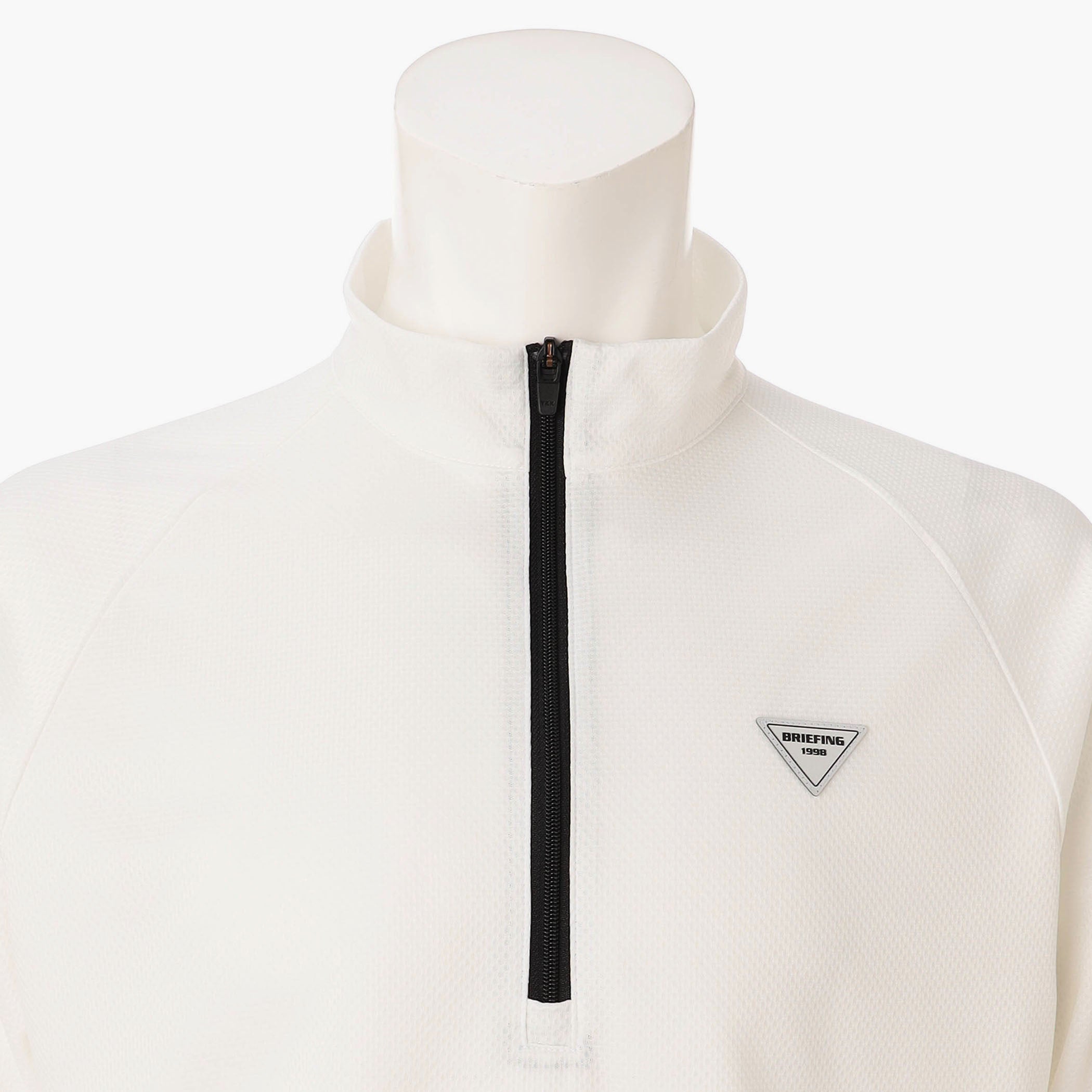 REF MEN'S HEM LOGO LS HALFZIP