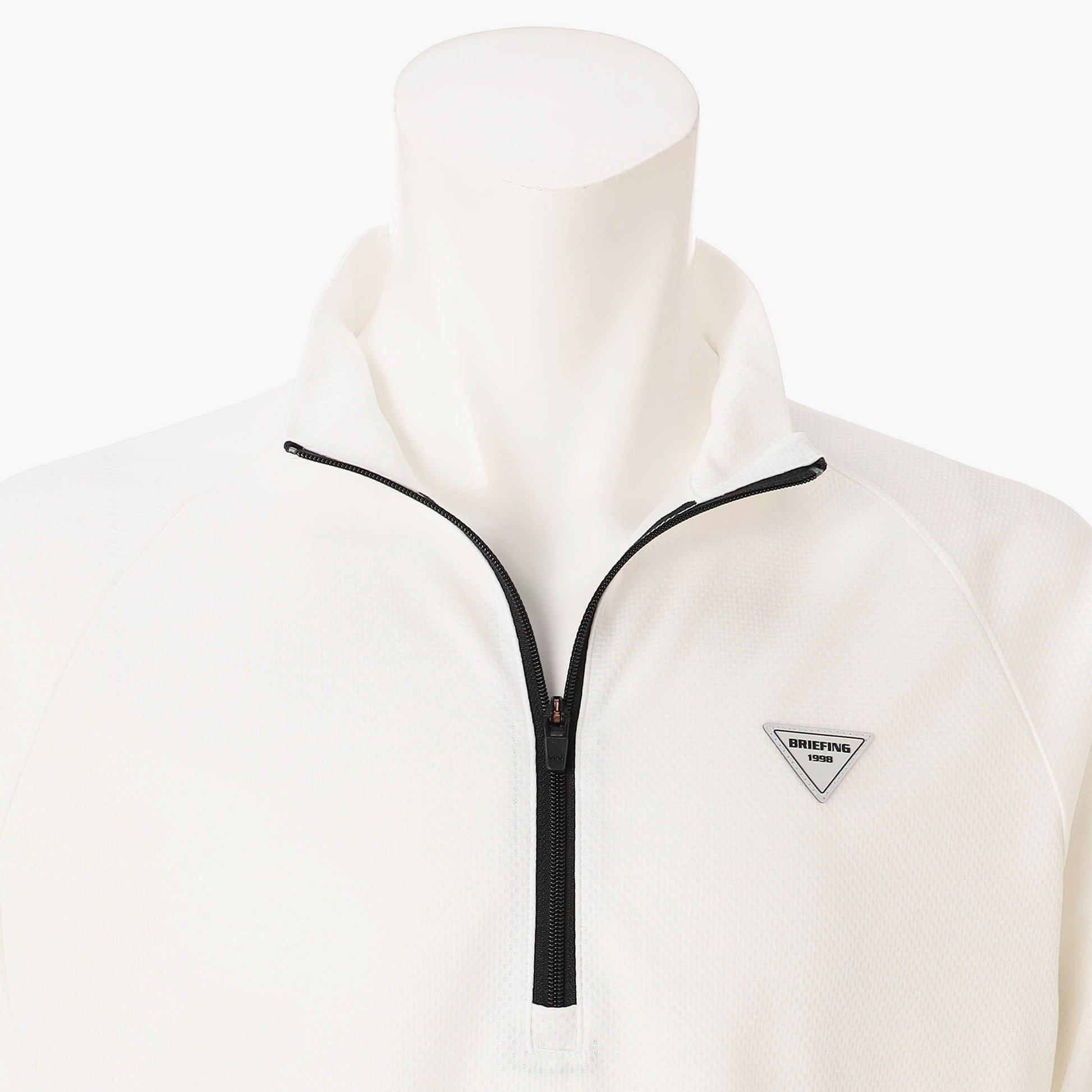 BRIEFING REF MEN'S HEM LOGO LS HALFZIP, Apparels, Golf