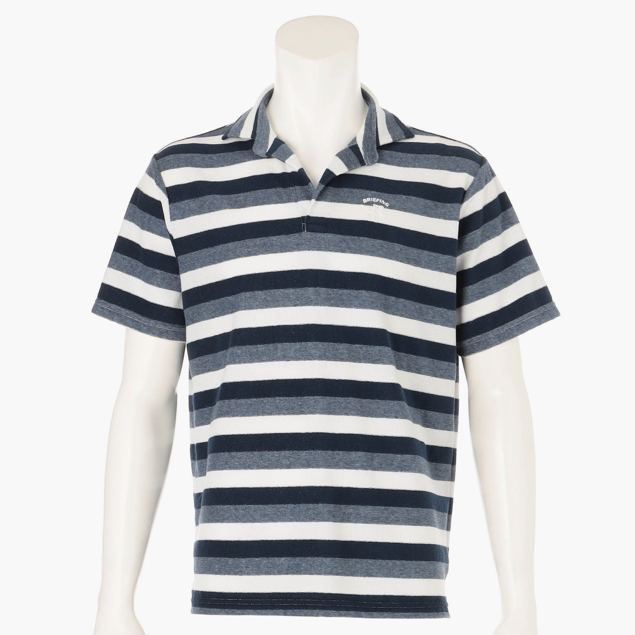 CR MS PILE STRIPE SKIPPER SHIRT RF