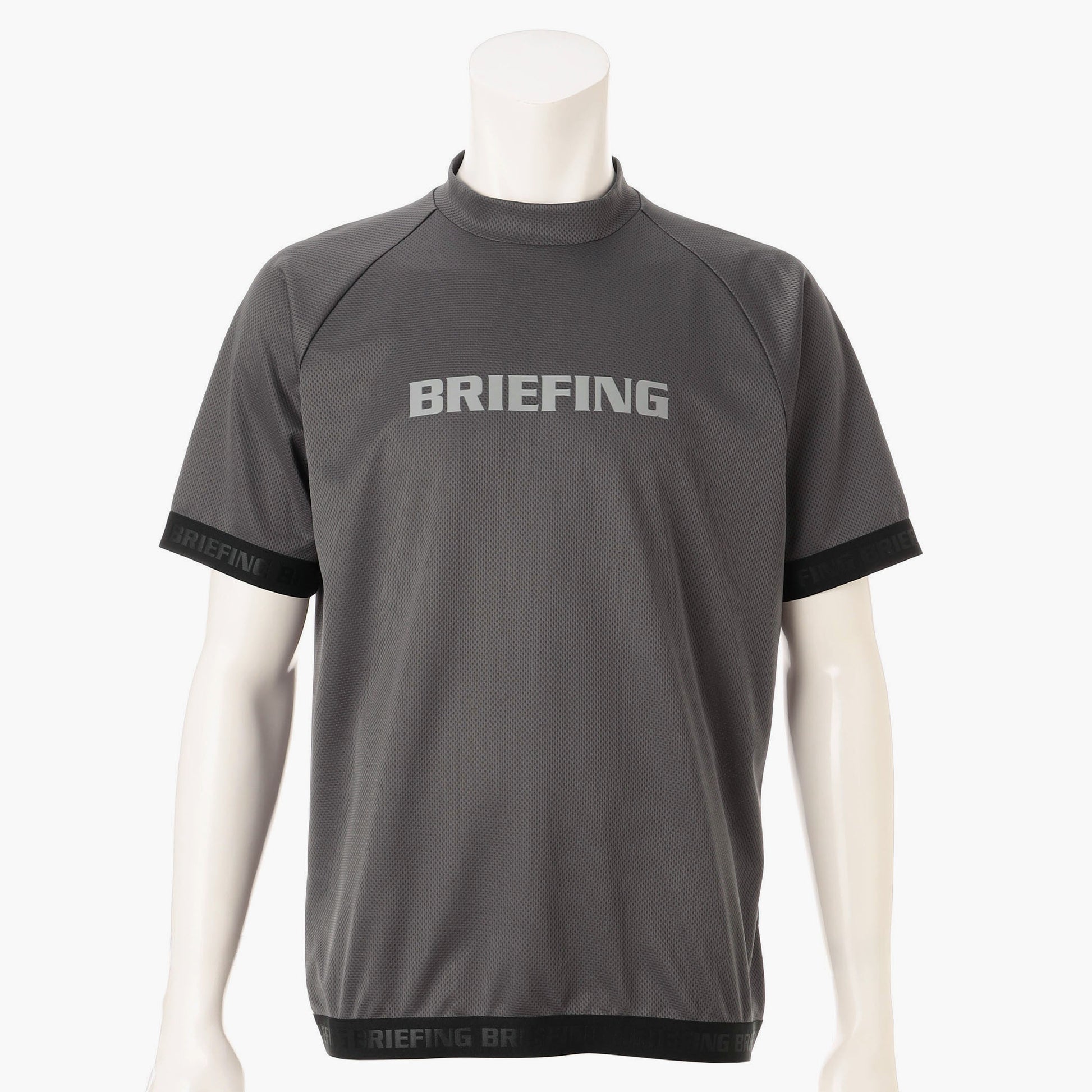BRIEFING REF MEN’S HEM LOGO HIGHNECK, Apparels, Golf