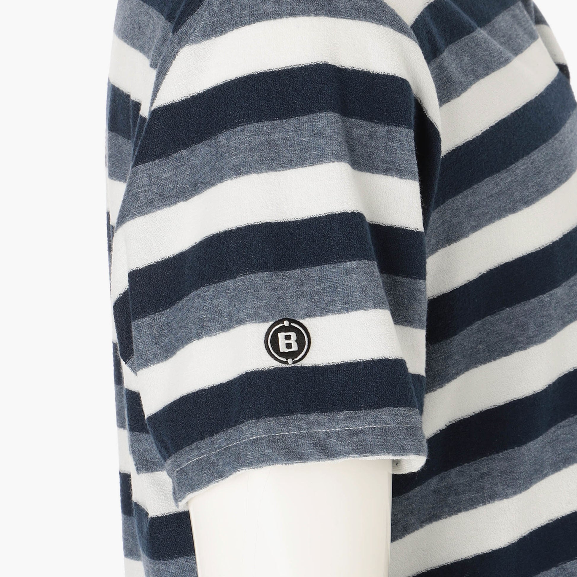 BRIEFING CR MS PILE STRIPE SKIPPER SHIRT RF, Apparels, Golf