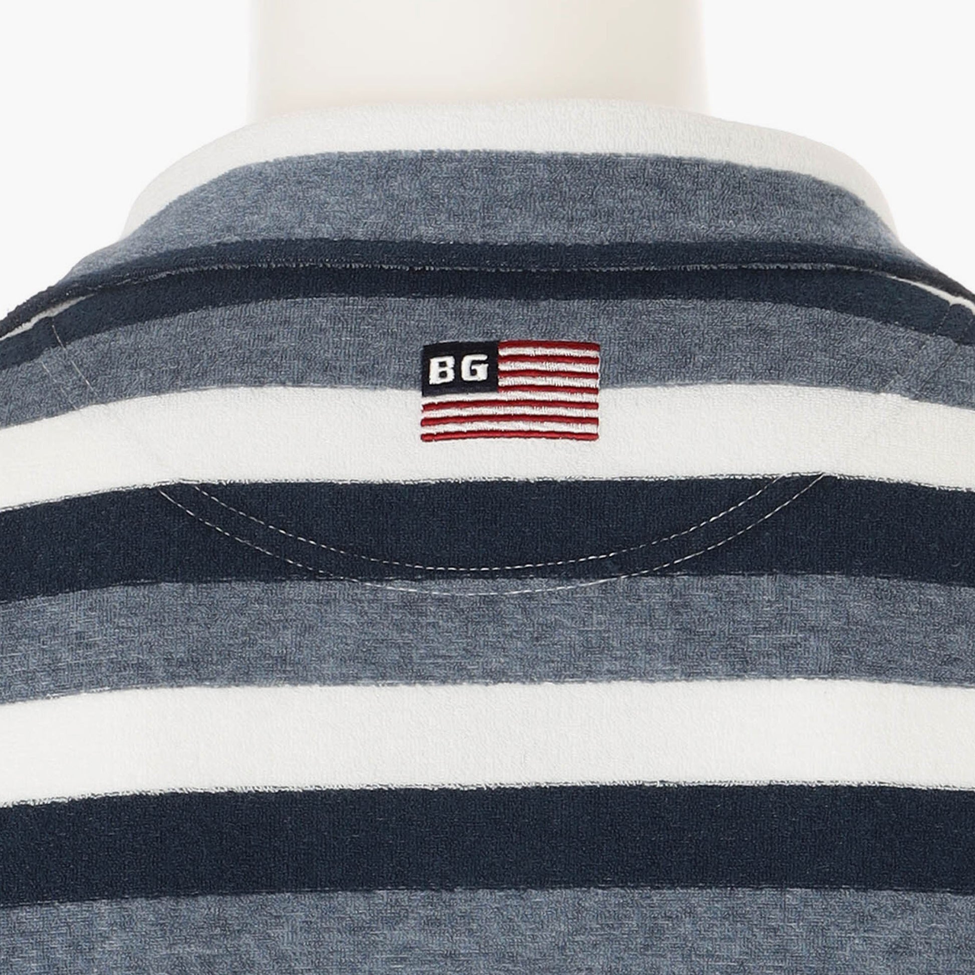 BRIEFING CR MS PILE STRIPE SKIPPER SHIRT RF, Apparels, Golf
