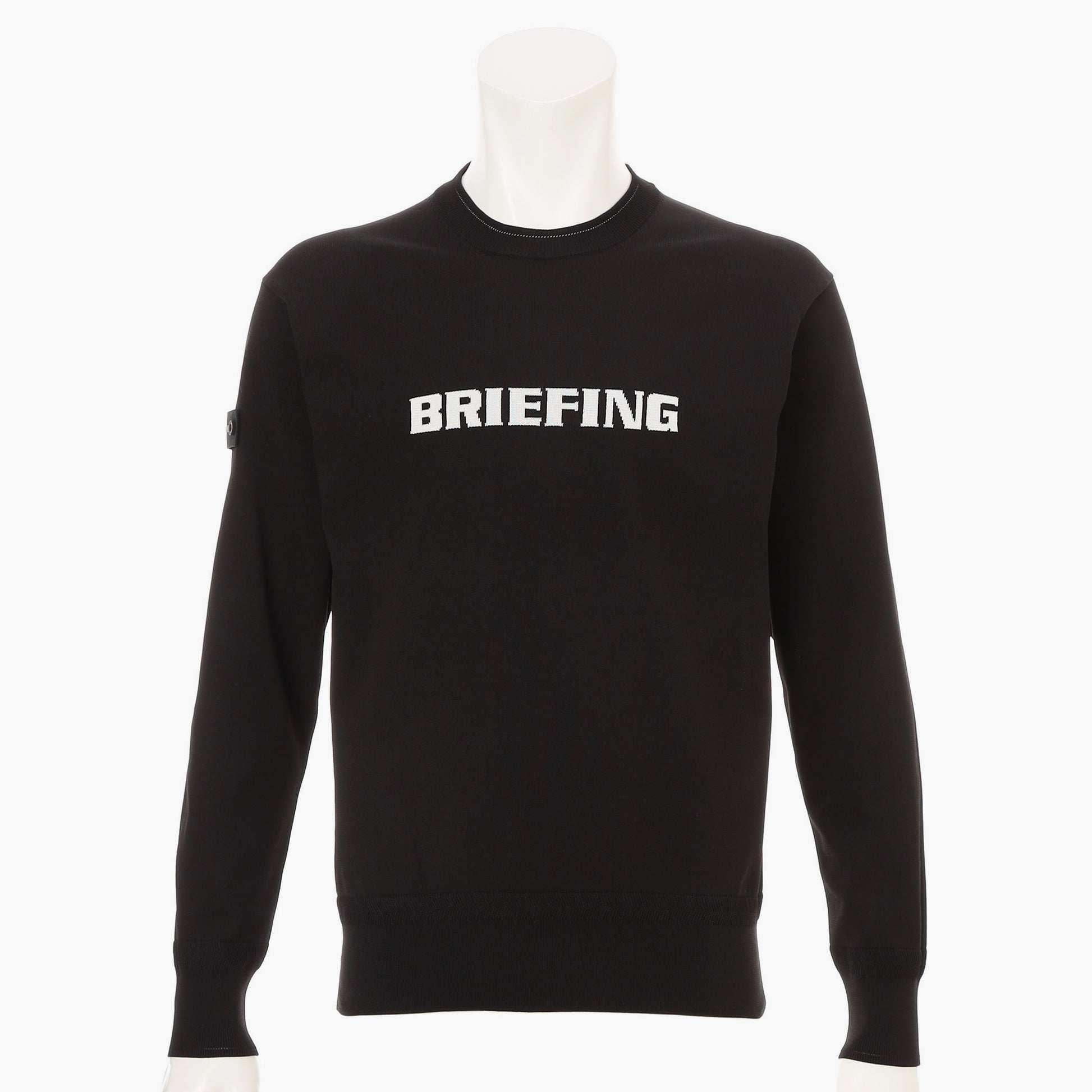 BRIEFING MENS WR CREWNECK KNIT, Apparels, Golf