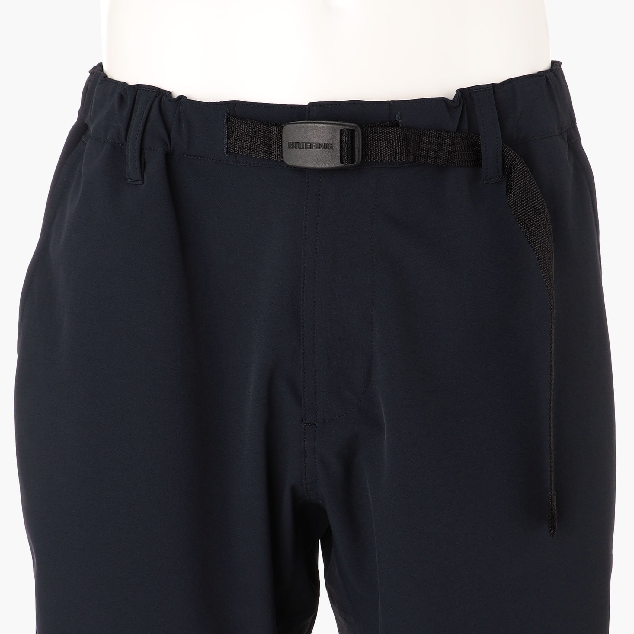 REF MEN’S STRETCH BELTED WIDE SHORT PANTS