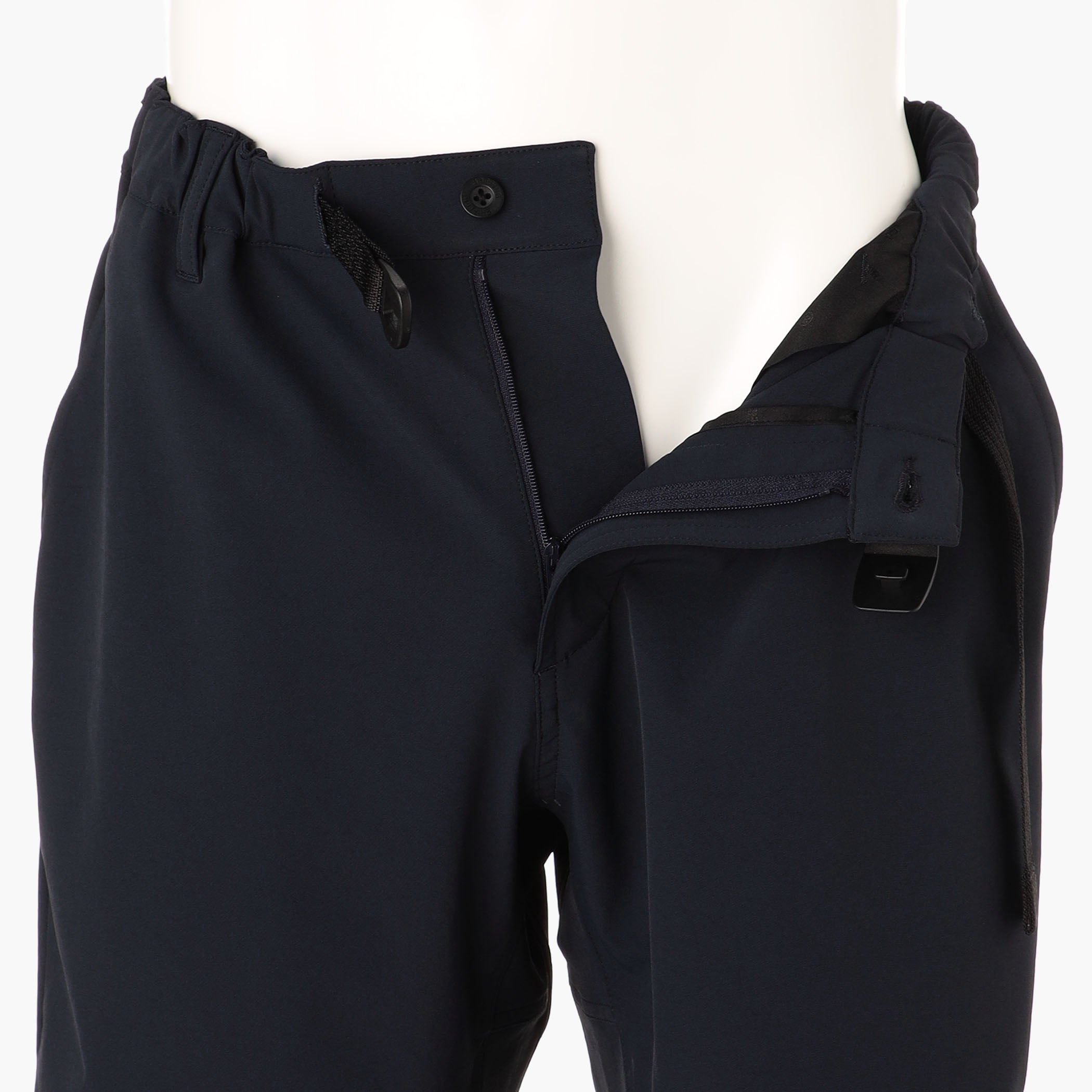 REF MEN’S STRETCH BELTED WIDE SHORT PANTS