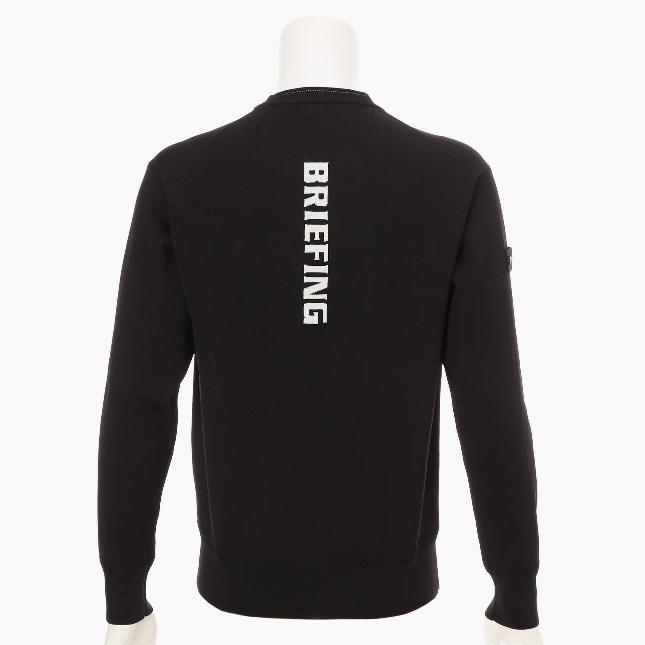 MENS WR CREWNECK KNIT Water Repellent Golf Sweater - BRIEFING