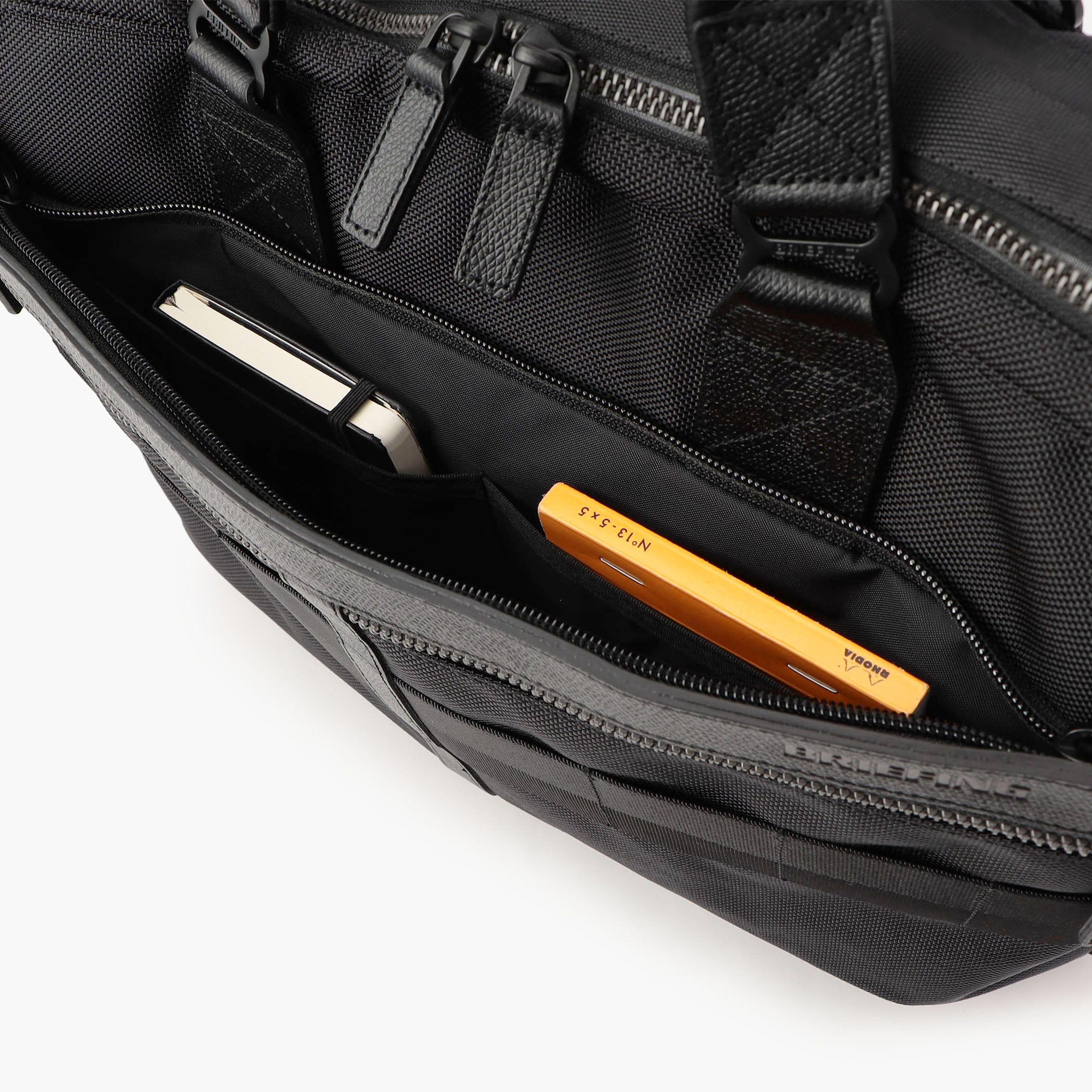 FUSION TRINITY LINER HD 3 Way Waterproof Leather Business Bag