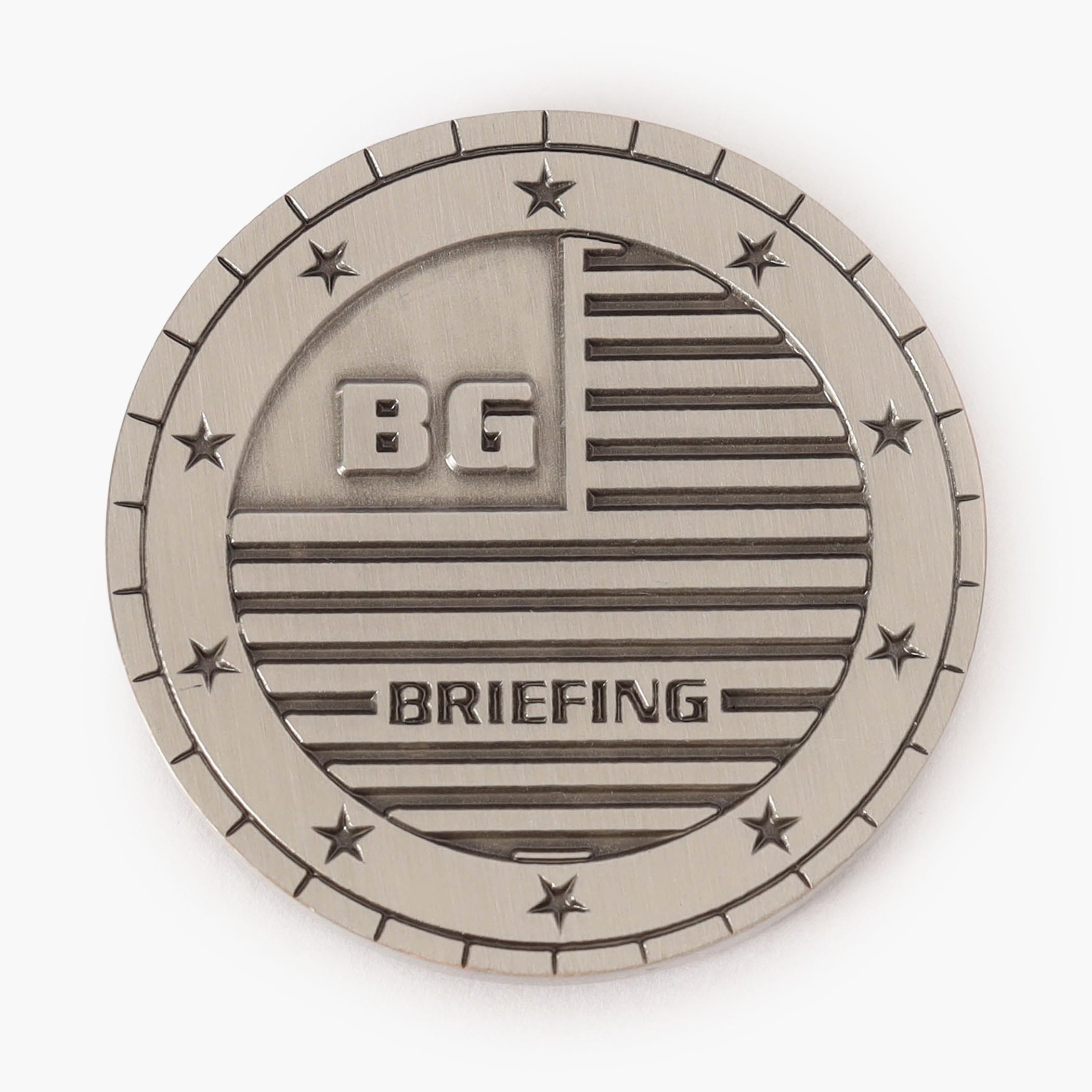 ENAMEL CIRCLE B MEDAL MARKER