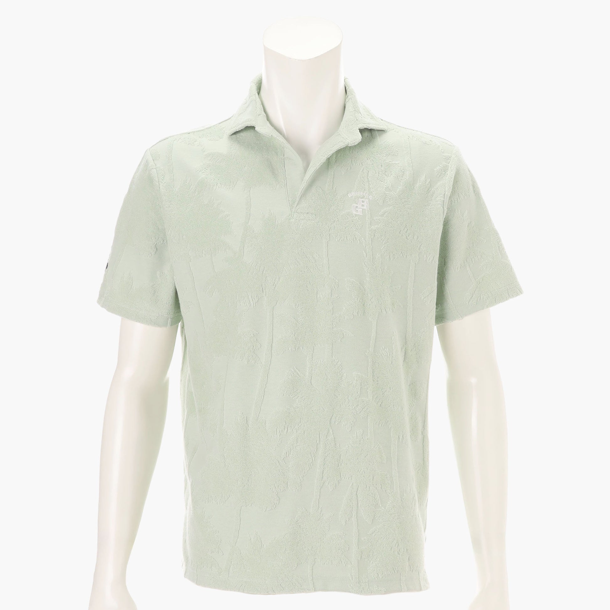 BRIEFING CR MEN’S PILE TREE JQ SKIPPER SHIRT, Apparels, Golf
