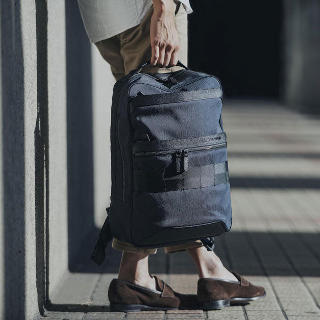 FUSION SQ PACK HD Waterproof Leather and Nylon Backpack - BRIEFING