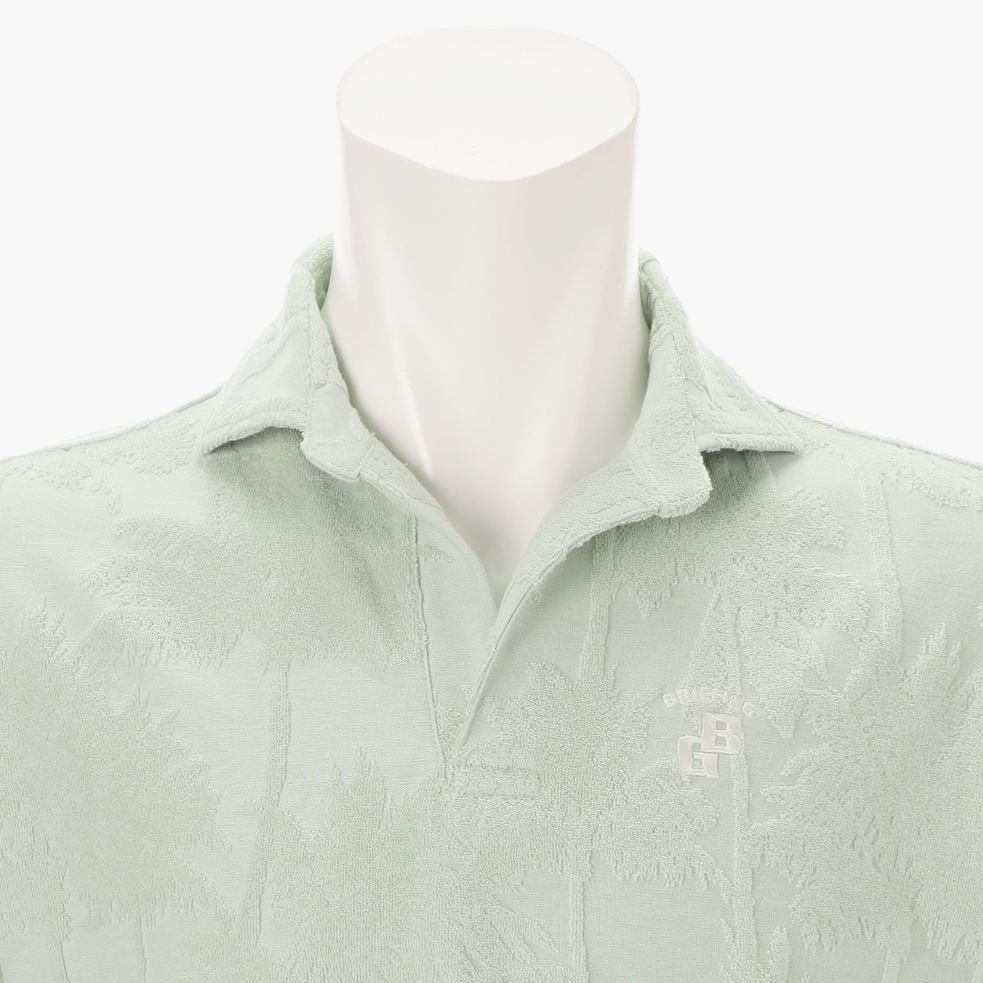 BRIEFING CR MEN’S PILE TREE JQ SKIPPER SHIRT, Apparels, Golf