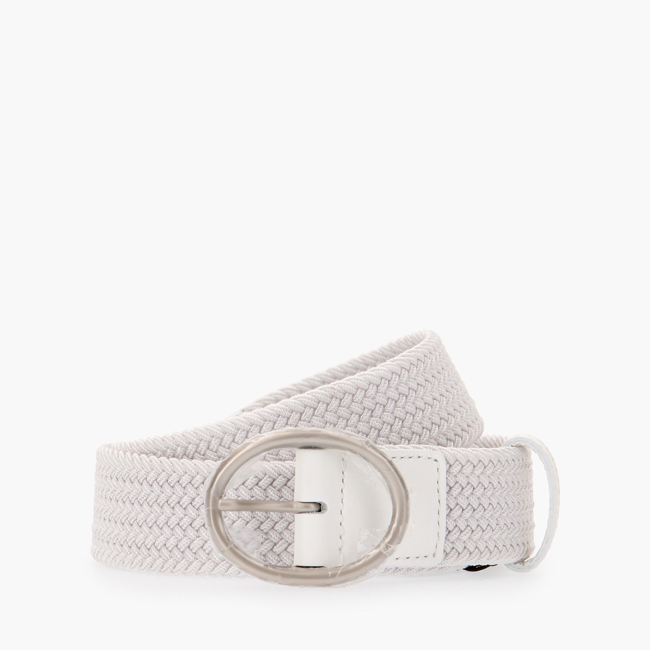 WOMENS OVAL BUCKLE MESH BELT