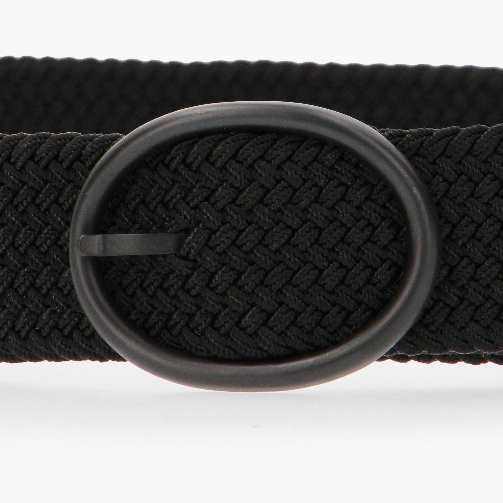 WOMENS OVAL BUCKLE MESH BELT
