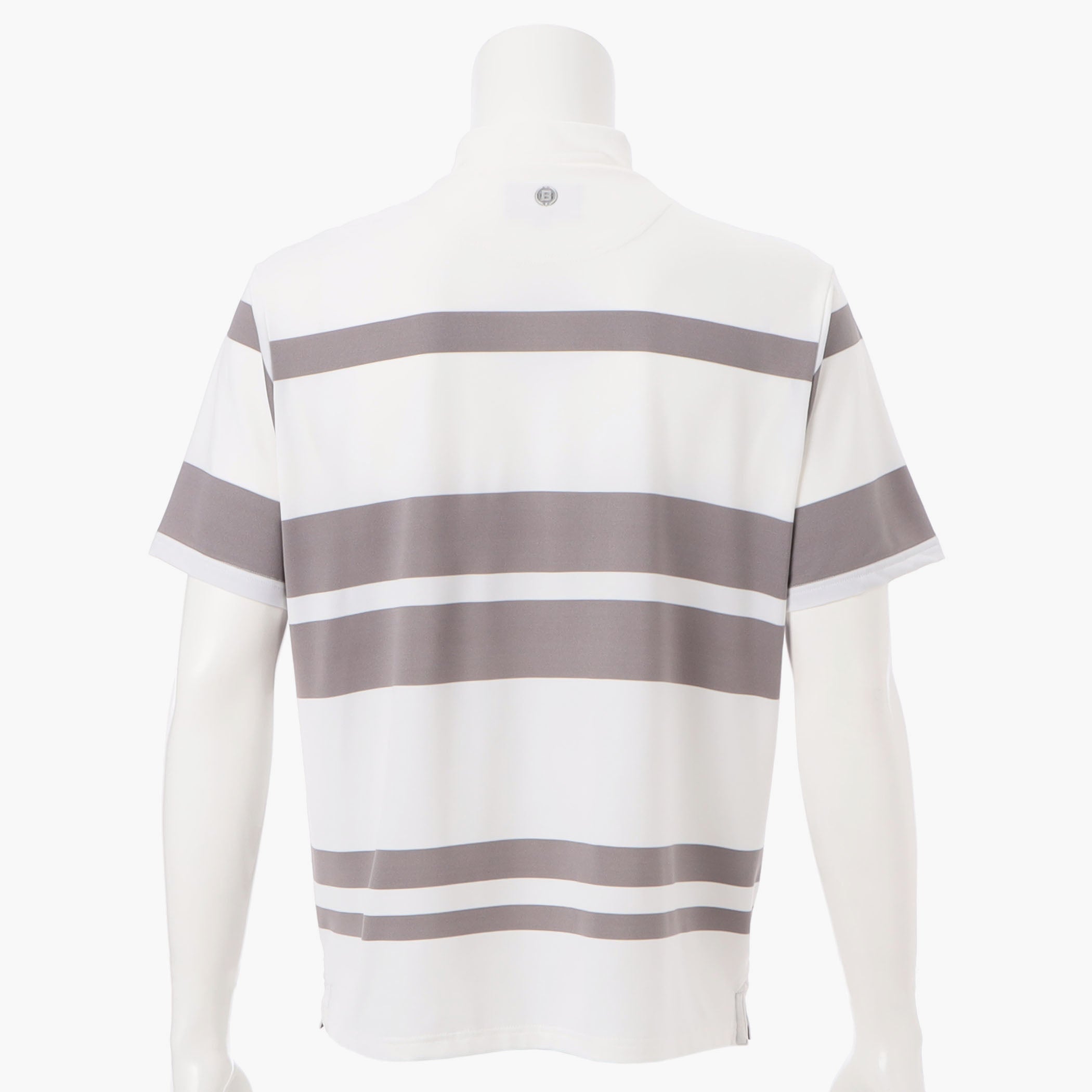 MEN'S PANEL STRIPE HIGHNECK Stretch Golf Top - BRIEFING Official
